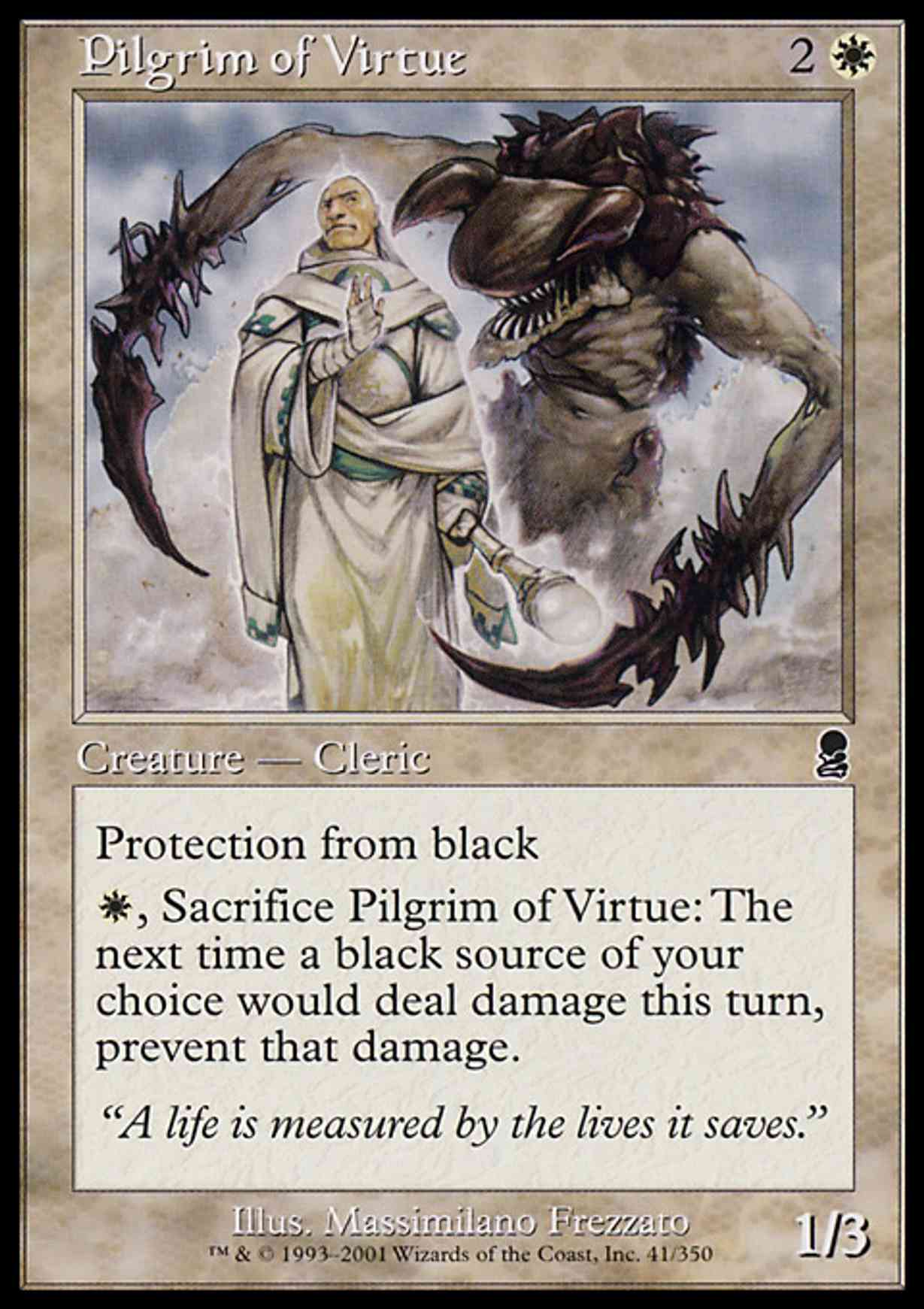 Pilgrim of Virtue magic card front