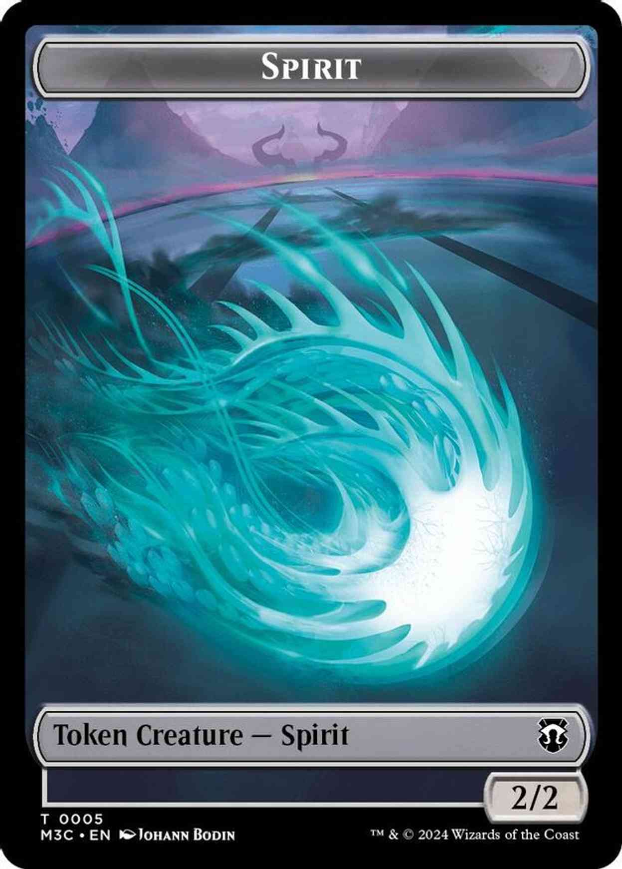 Spirit (Ripple Foil) // Eldrazi Double-Sided Token magic card front