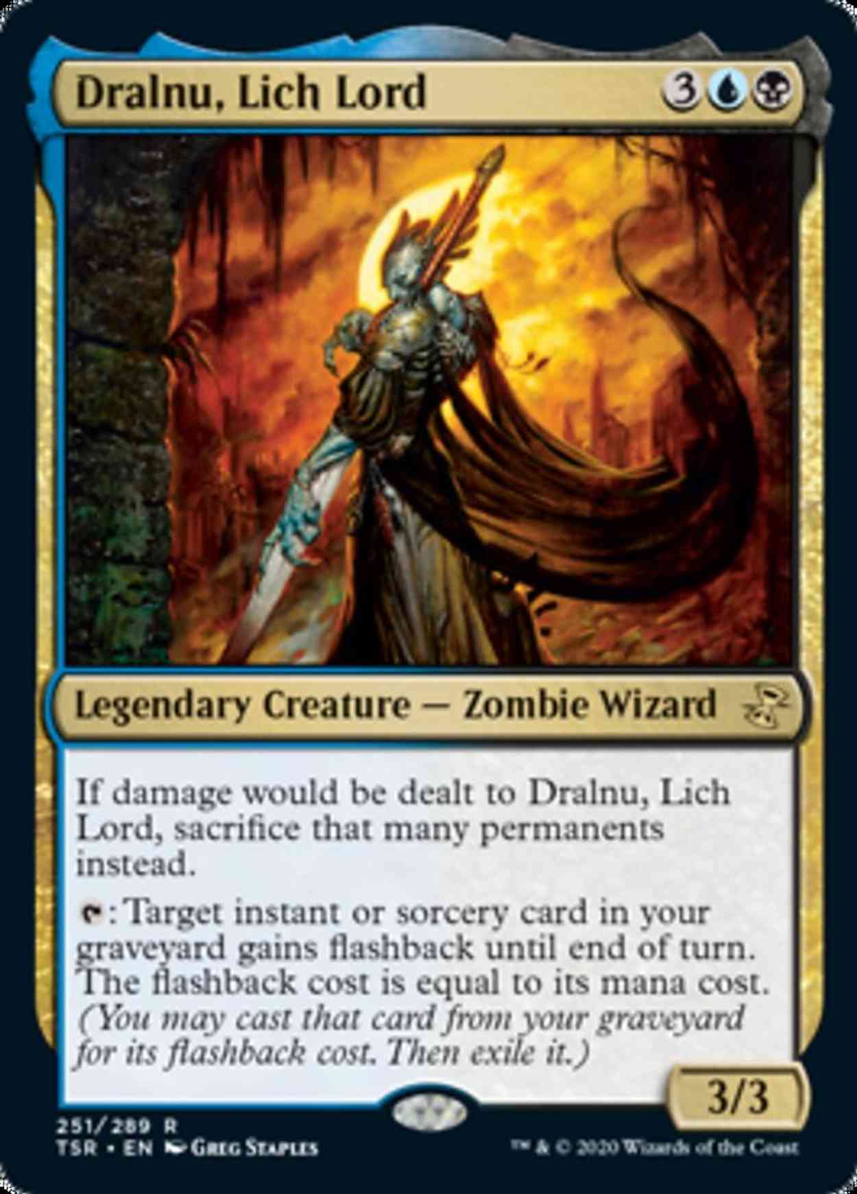 Dralnu, Lich Lord magic card front