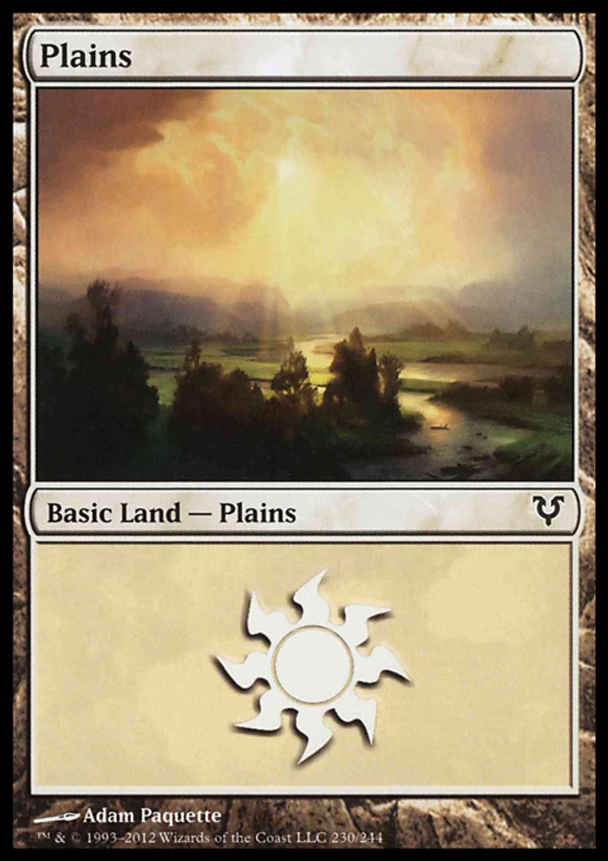 Plains (230)  magic card front