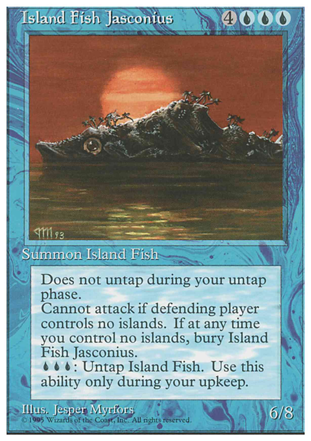 Island Fish Jasconius magic card front