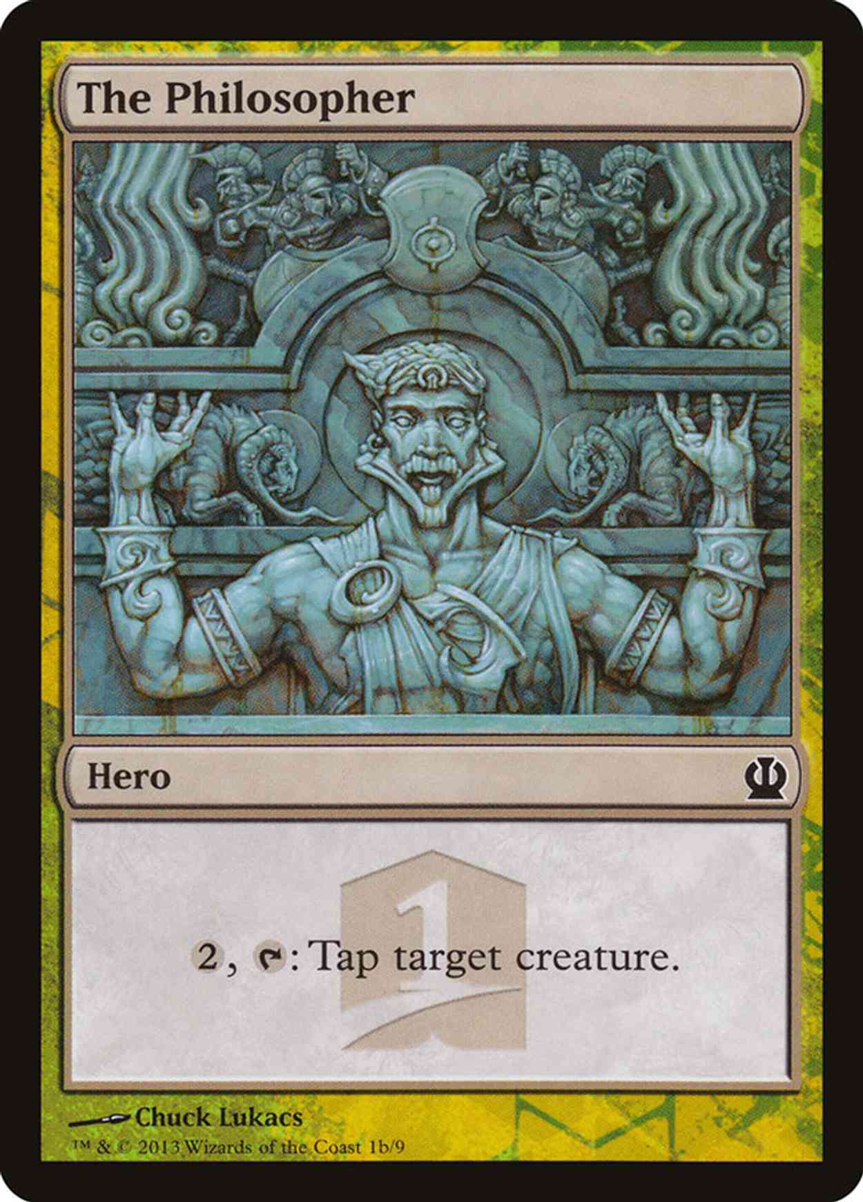 The Philosopher magic card front