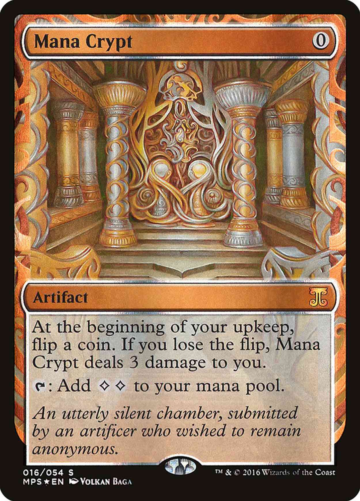 Mana Crypt Price from mtg Masterpiece Series: Kaladesh Inventions