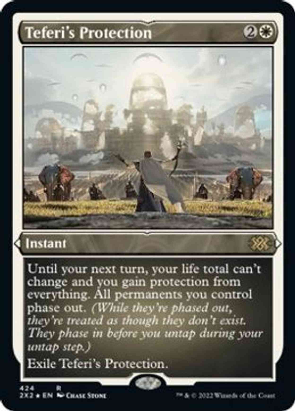 Teferi's Protection (Foil Etched) magic card front
