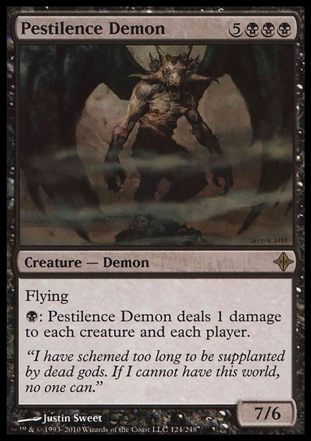Pestilence Demon magic card front