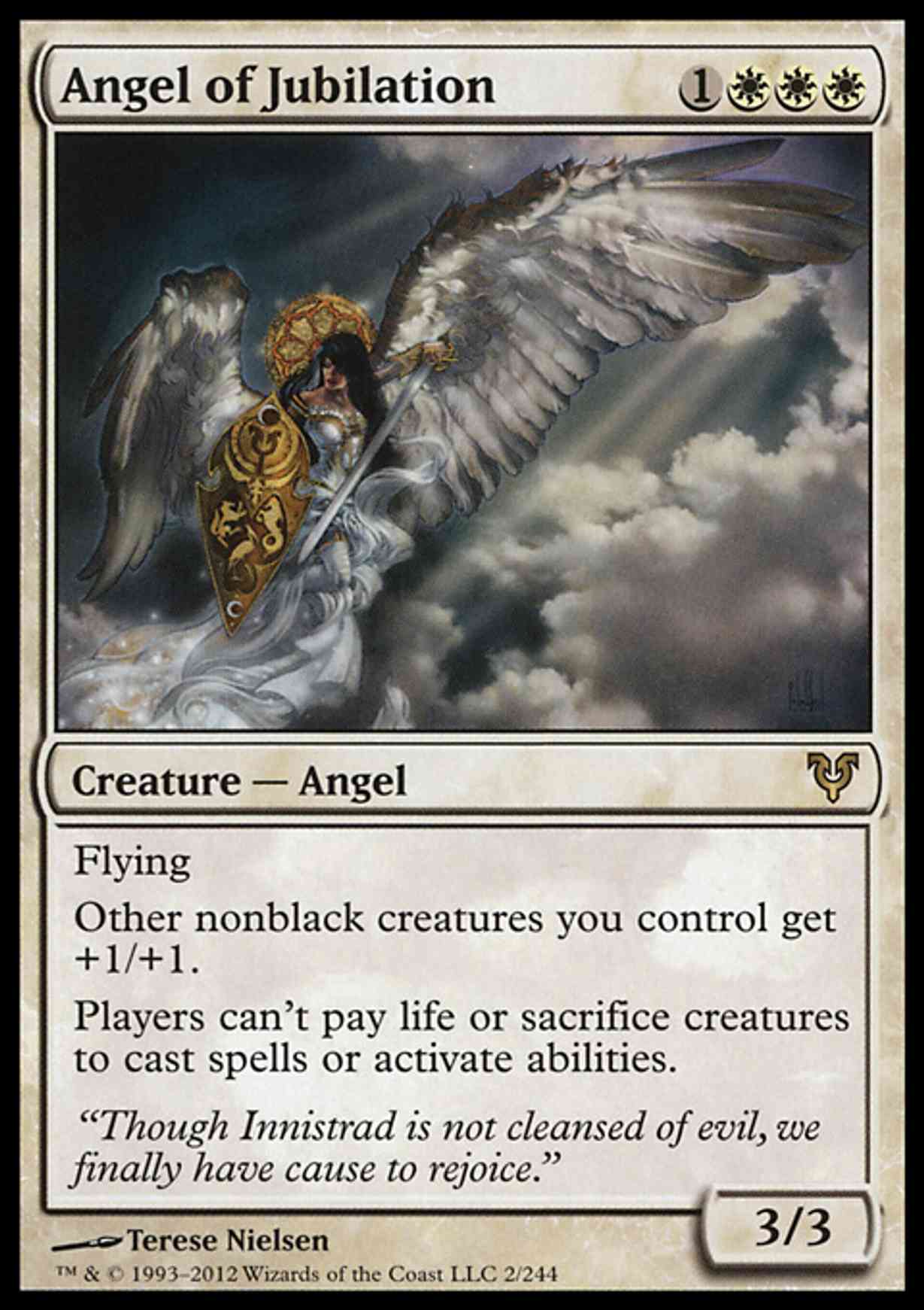 Angel of Jubilation magic card front
