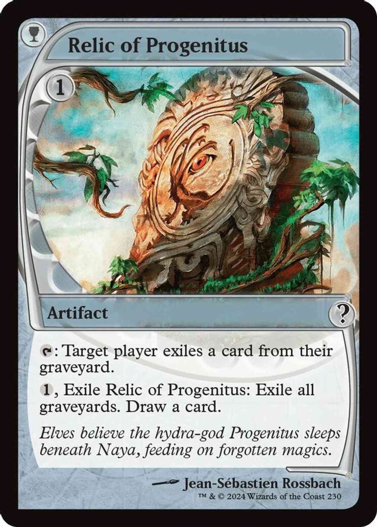 Relic of Progenitus (Future Sight) magic card front