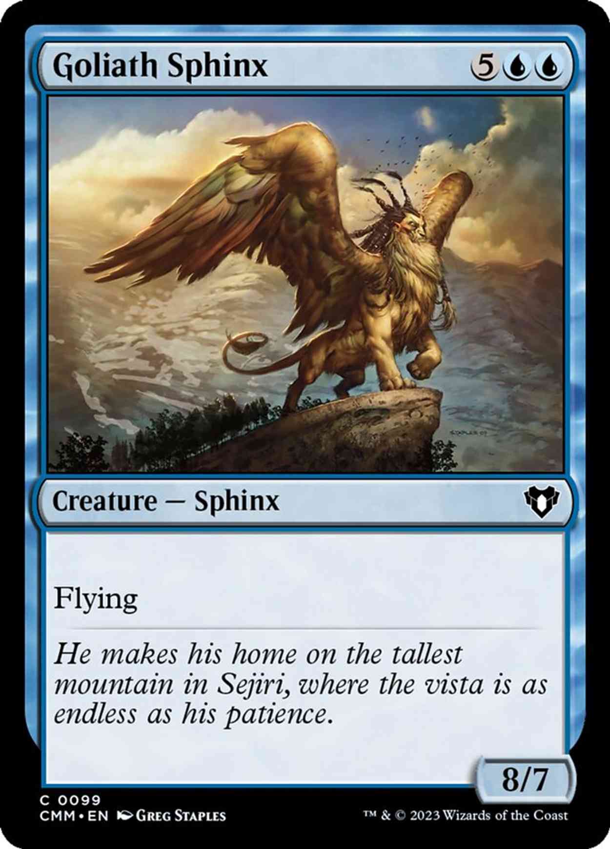 Goliath Sphinx magic card front