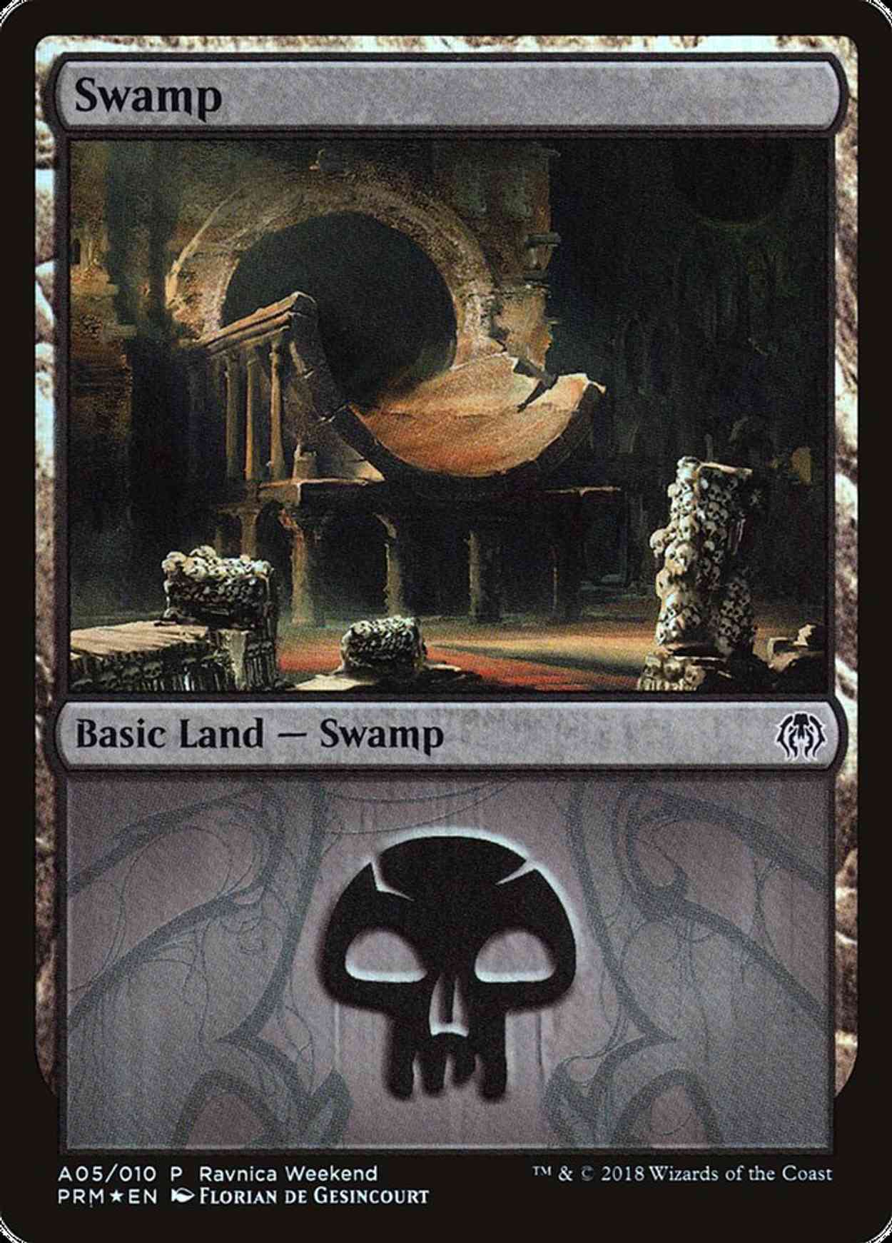 Swamp - Golgari (A05) magic card front