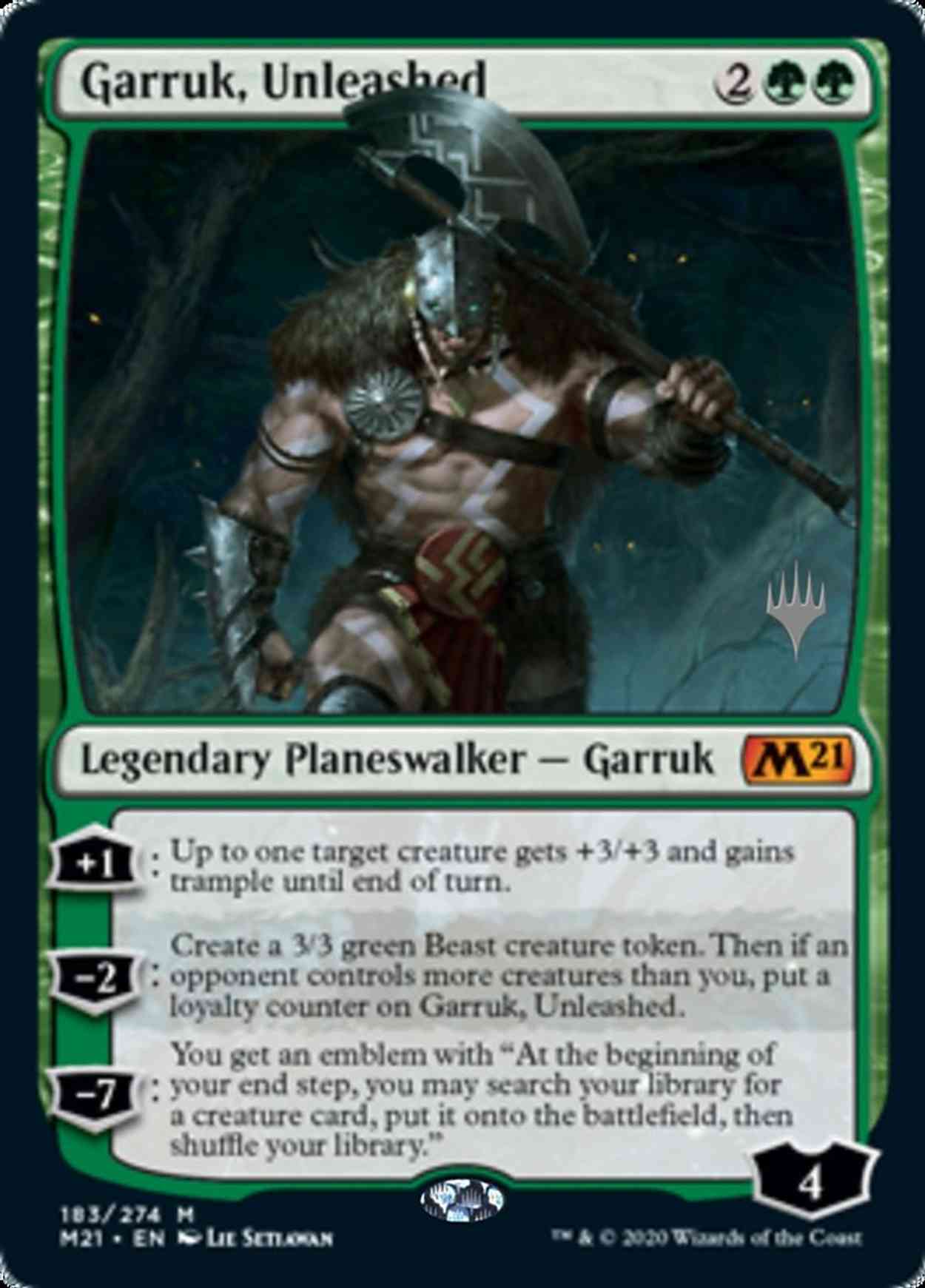 Garruk, Unleashed magic card front