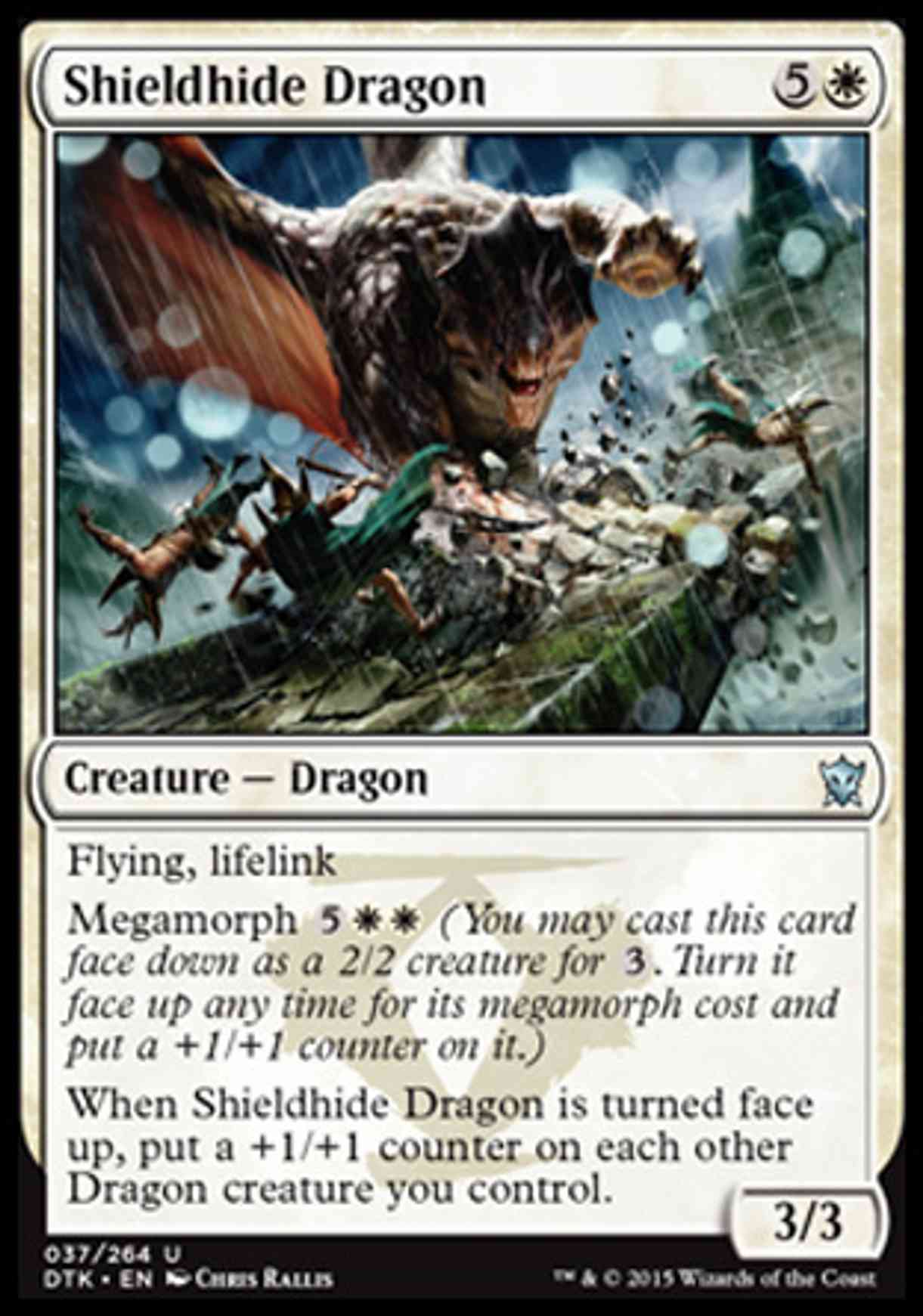 Shieldhide Dragon magic card front