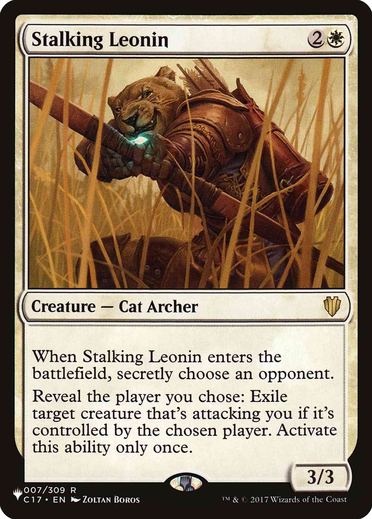 Stalking Leonin magic card front