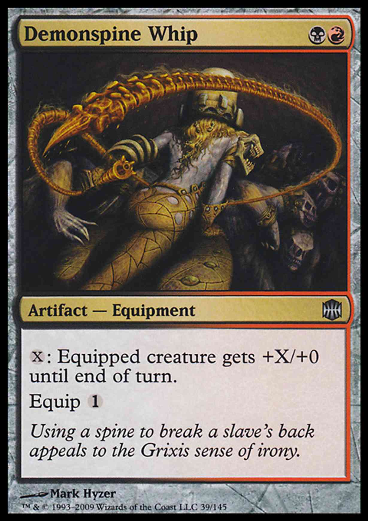 Demonspine Whip magic card front