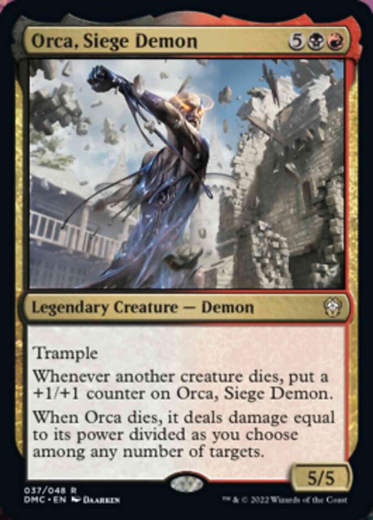 Orca, Siege Demon magic card front