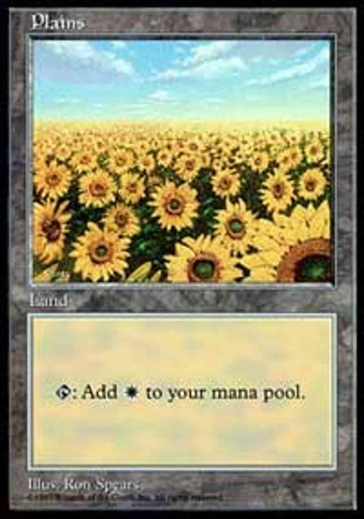 Plains - Red Pack (Spears) magic card front