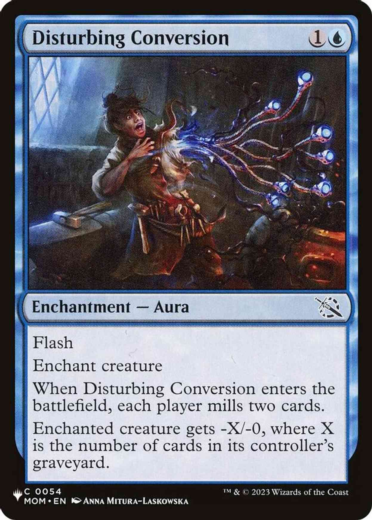 Disturbing Conversion magic card front