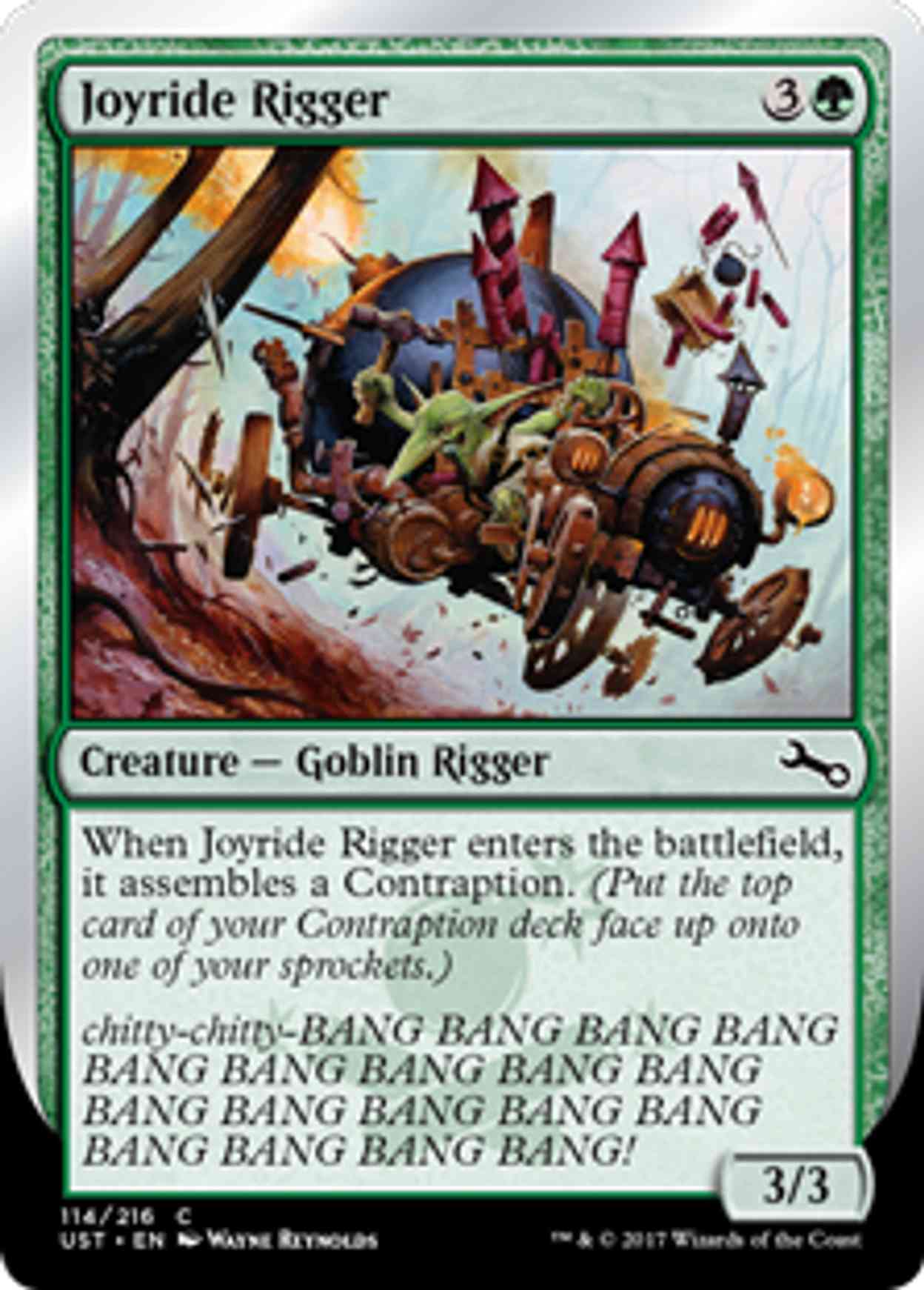 Joyride Rigger magic card front