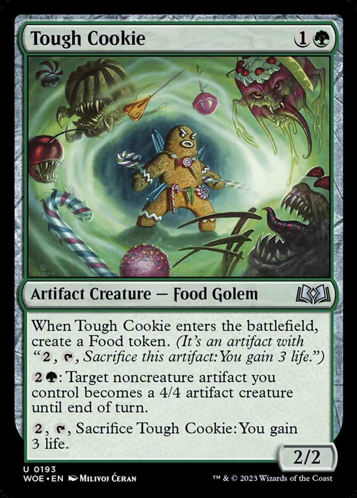 Tough Cookie magic card front