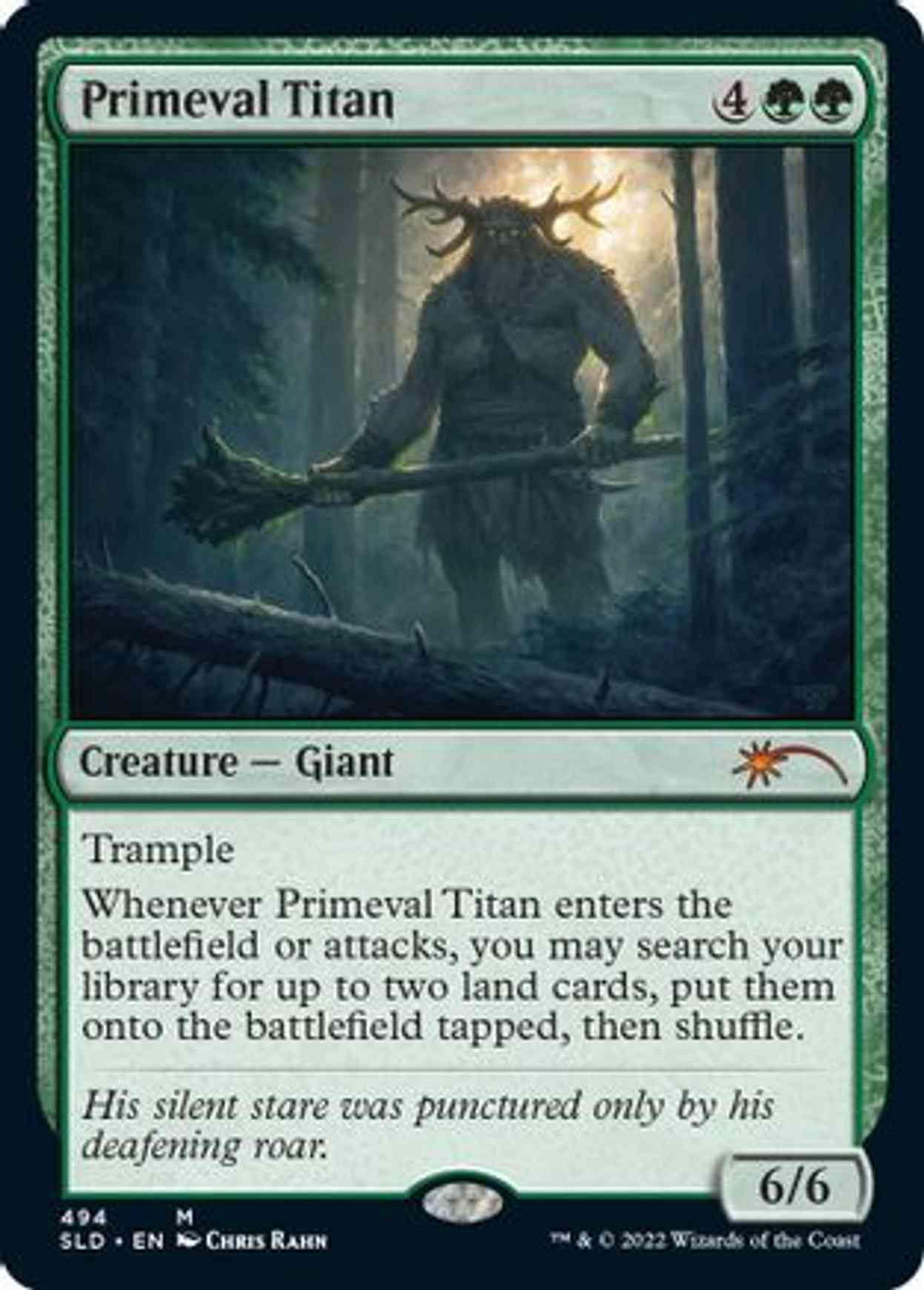 Primeval Titan (494) magic card front