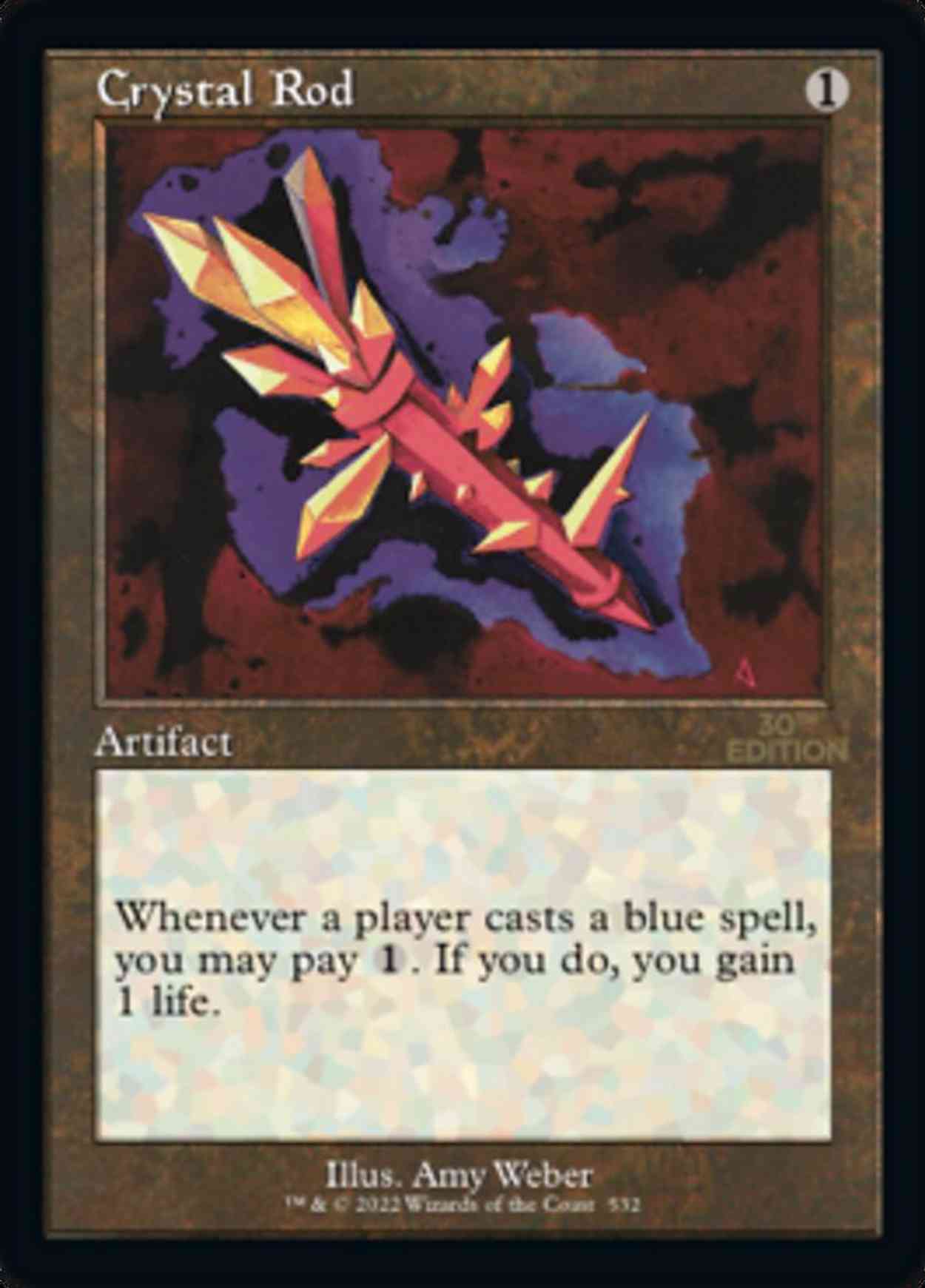Crystal Rod (Retro Frame) magic card front