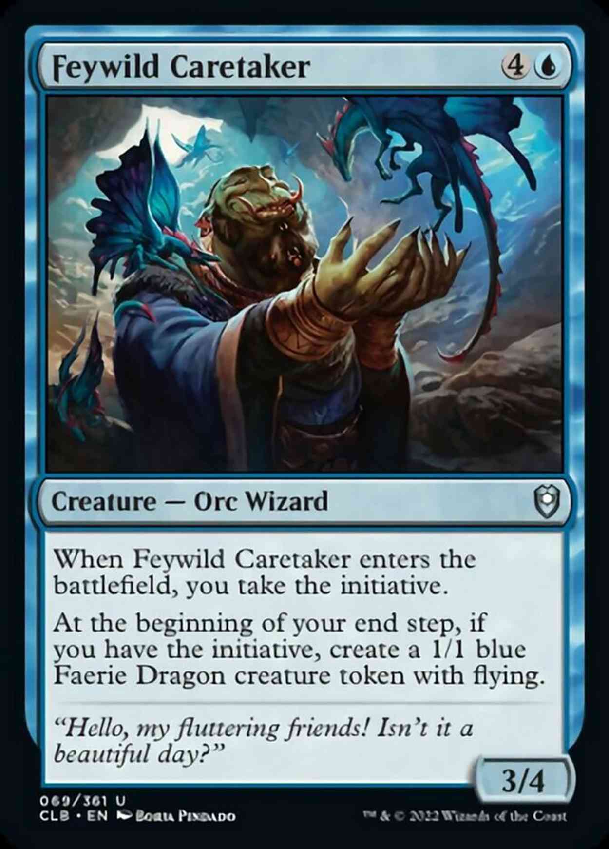 Feywild Caretaker magic card front