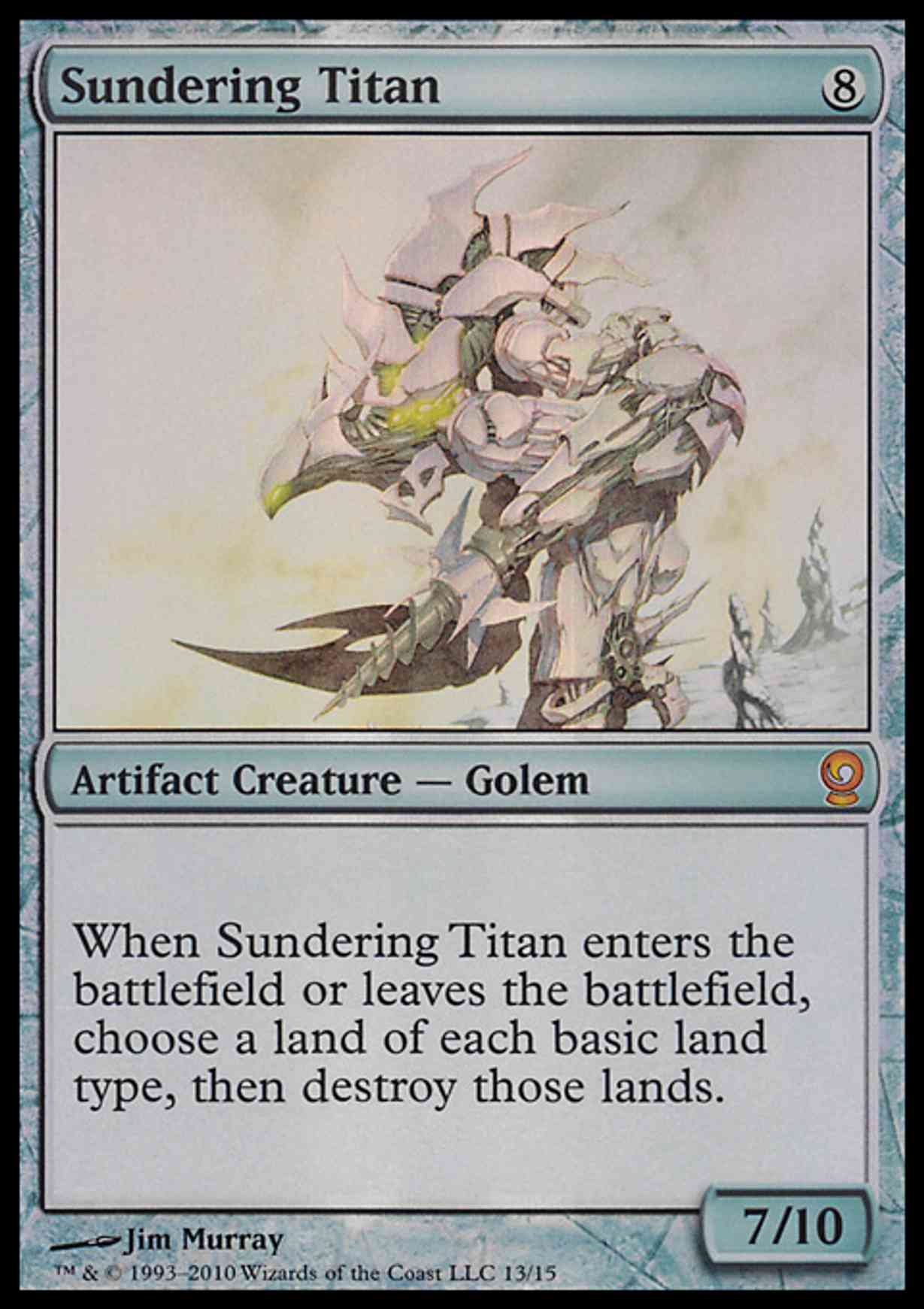 Sundering Titan magic card front