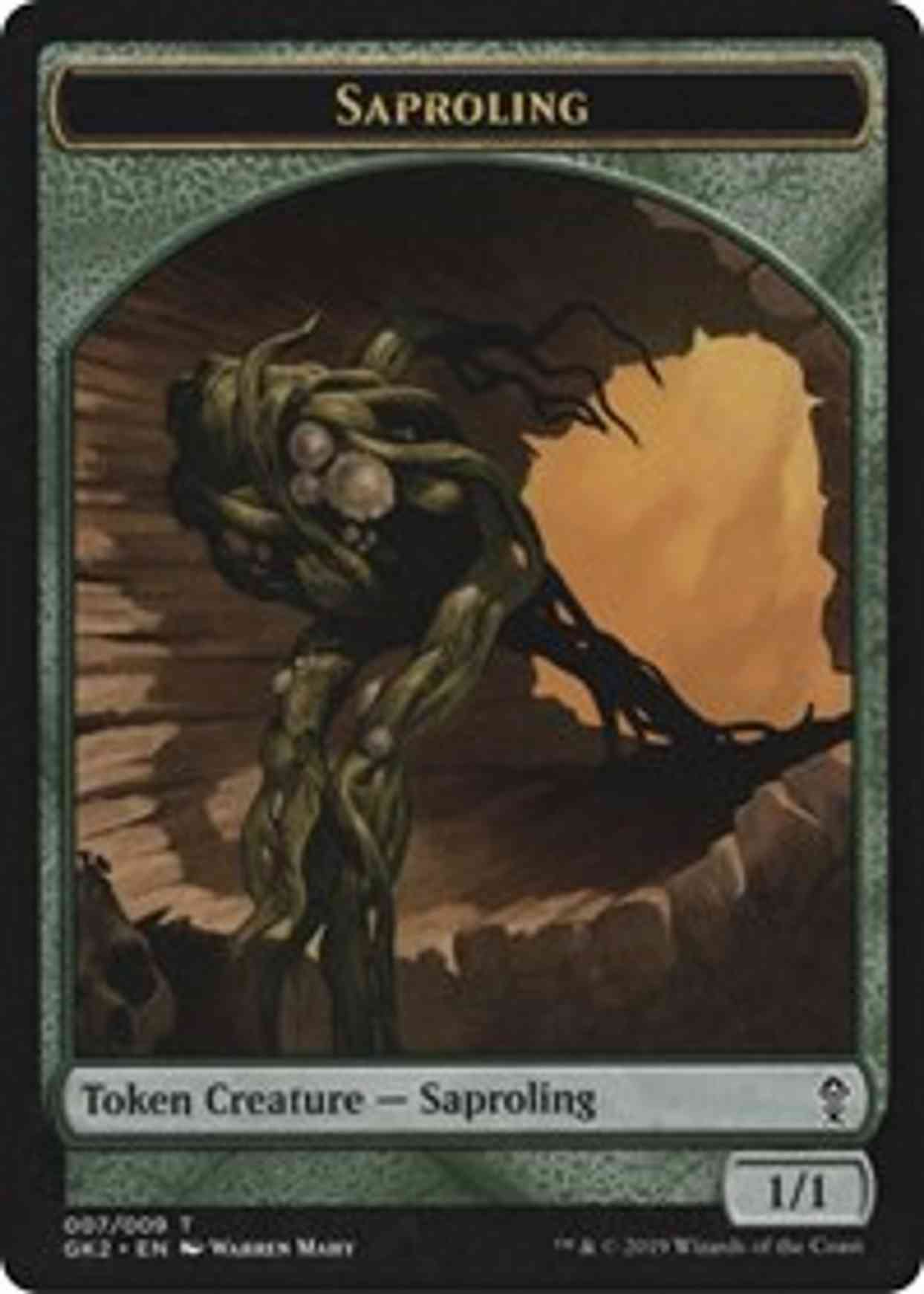 Saproling // Wurm Token magic card front