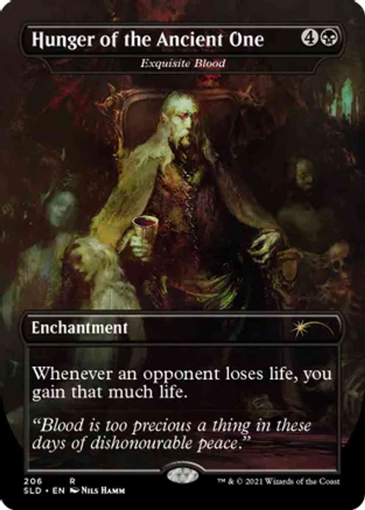 Hunger of the Ancient One - Exquisite Blood magic card front