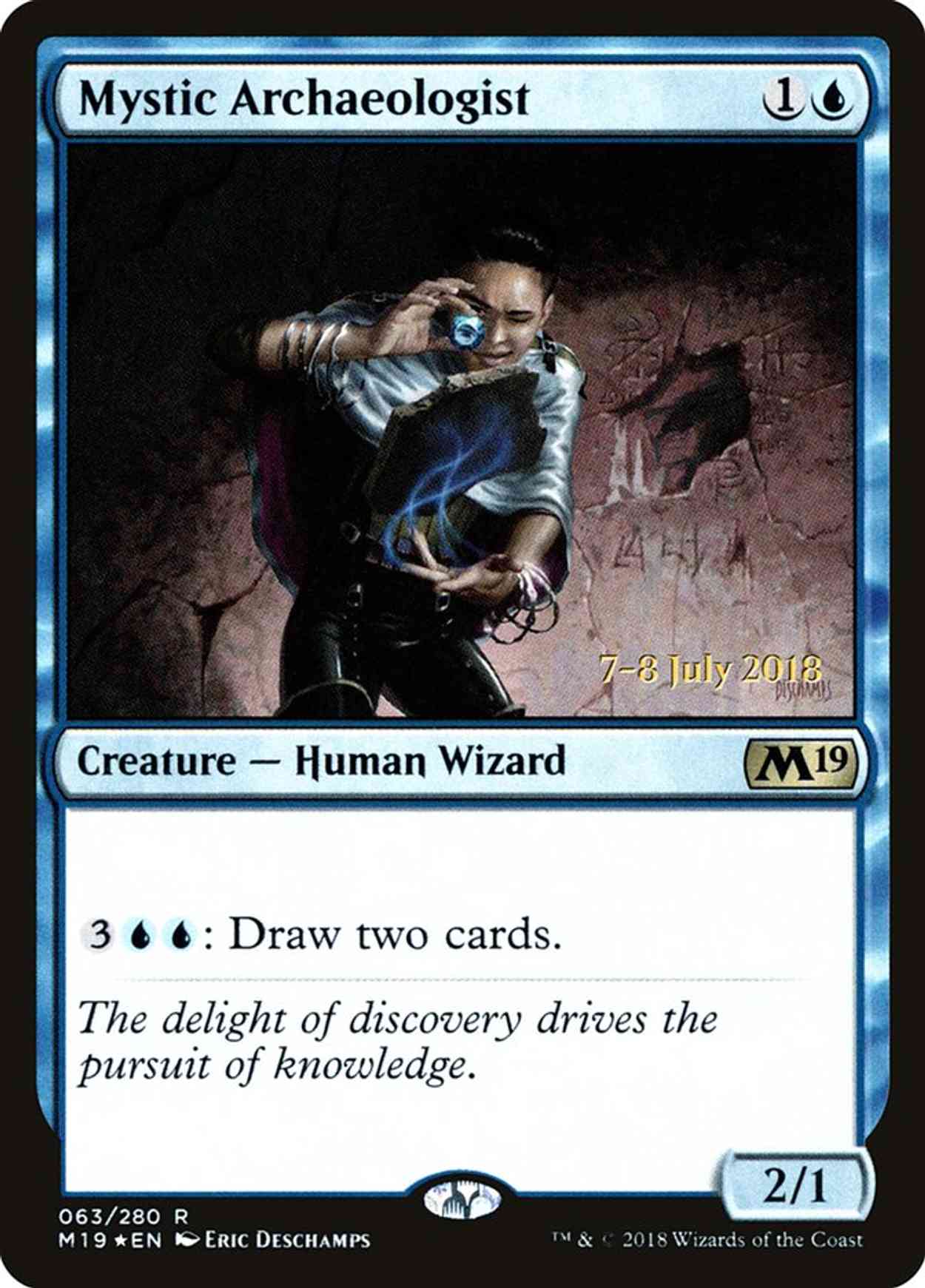 Mystic Archaeologist magic card front