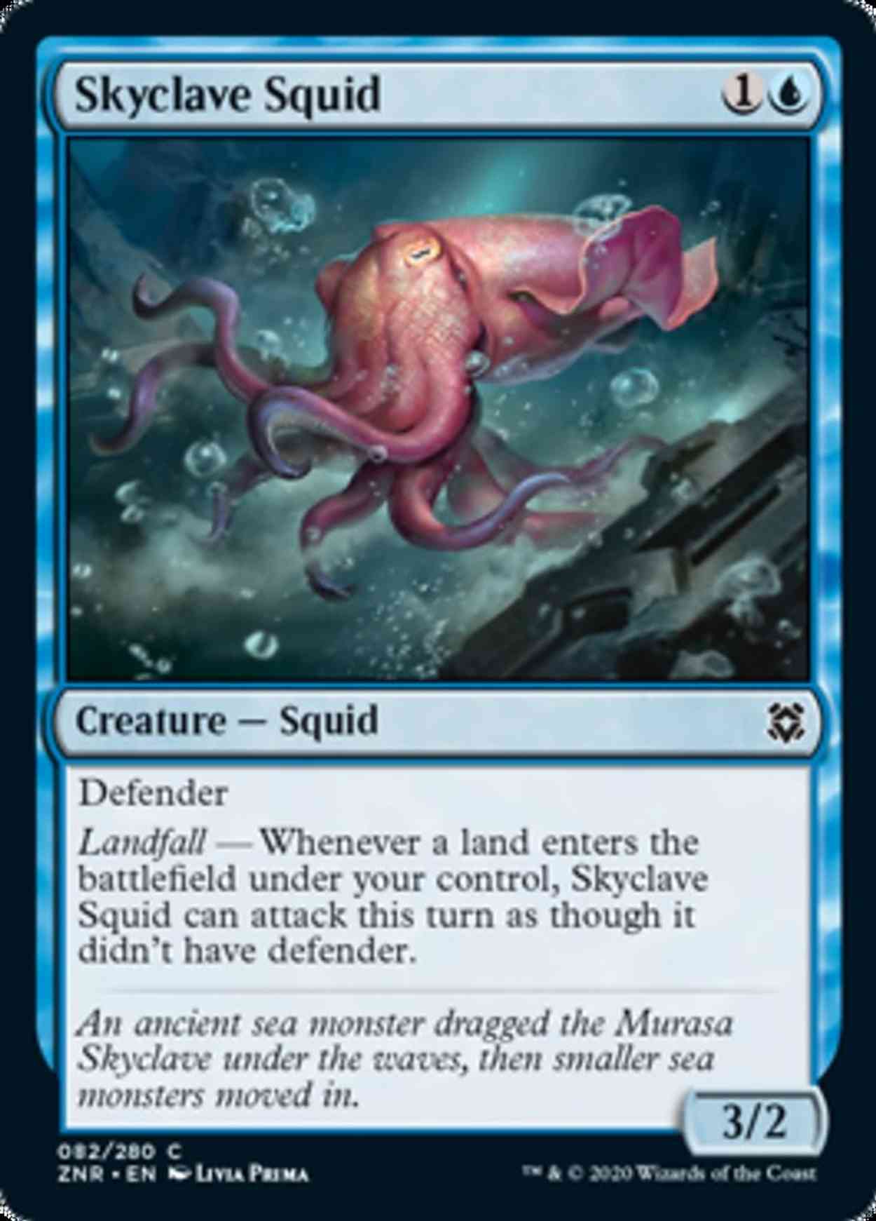 Skyclave Squid magic card front