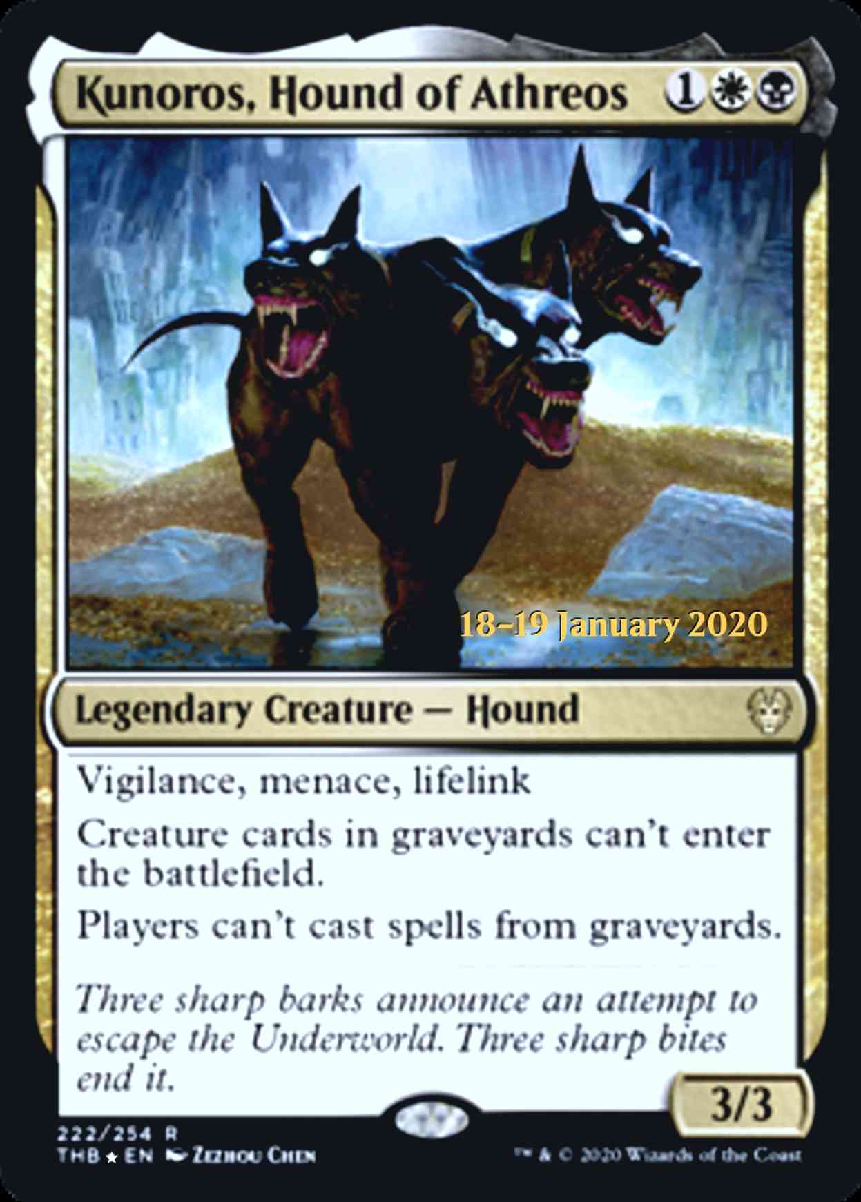 Kunoros, Hound of Athreos magic card front