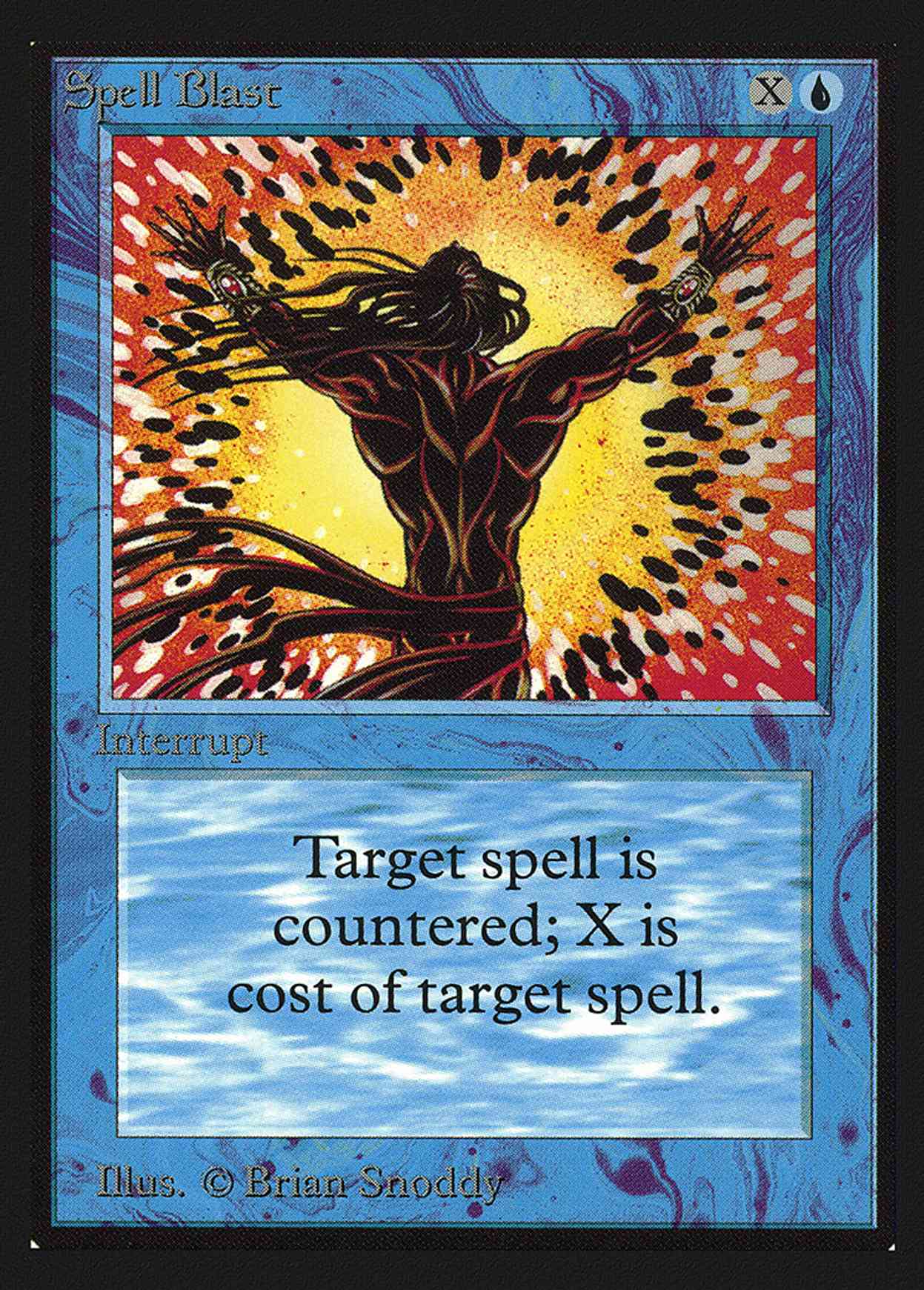 Spell Blast (CE) magic card front