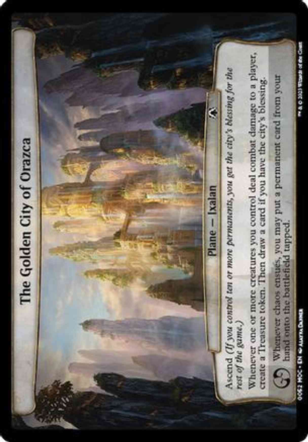 The Golden City of Orazca magic card front