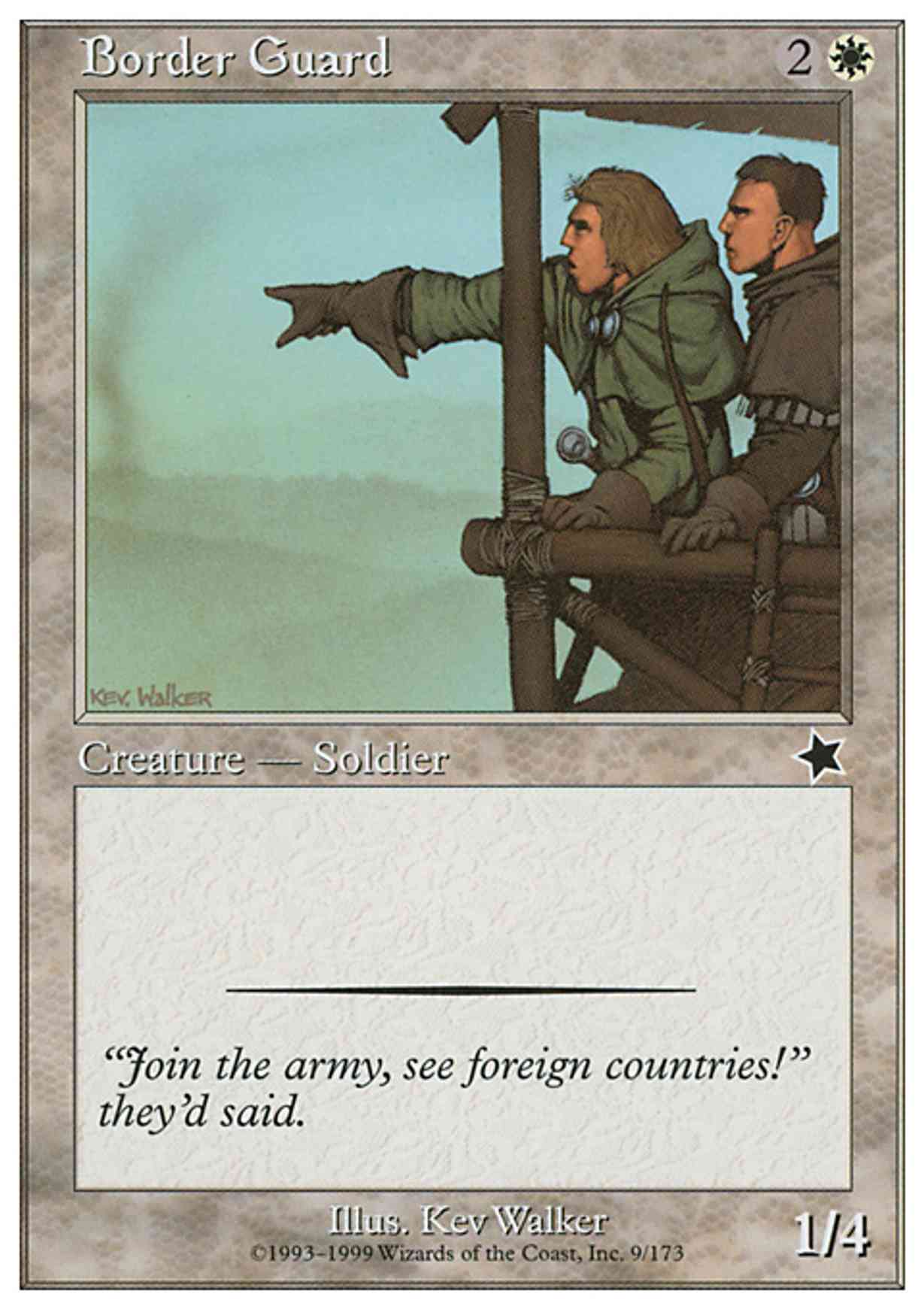 Border Guard magic card front