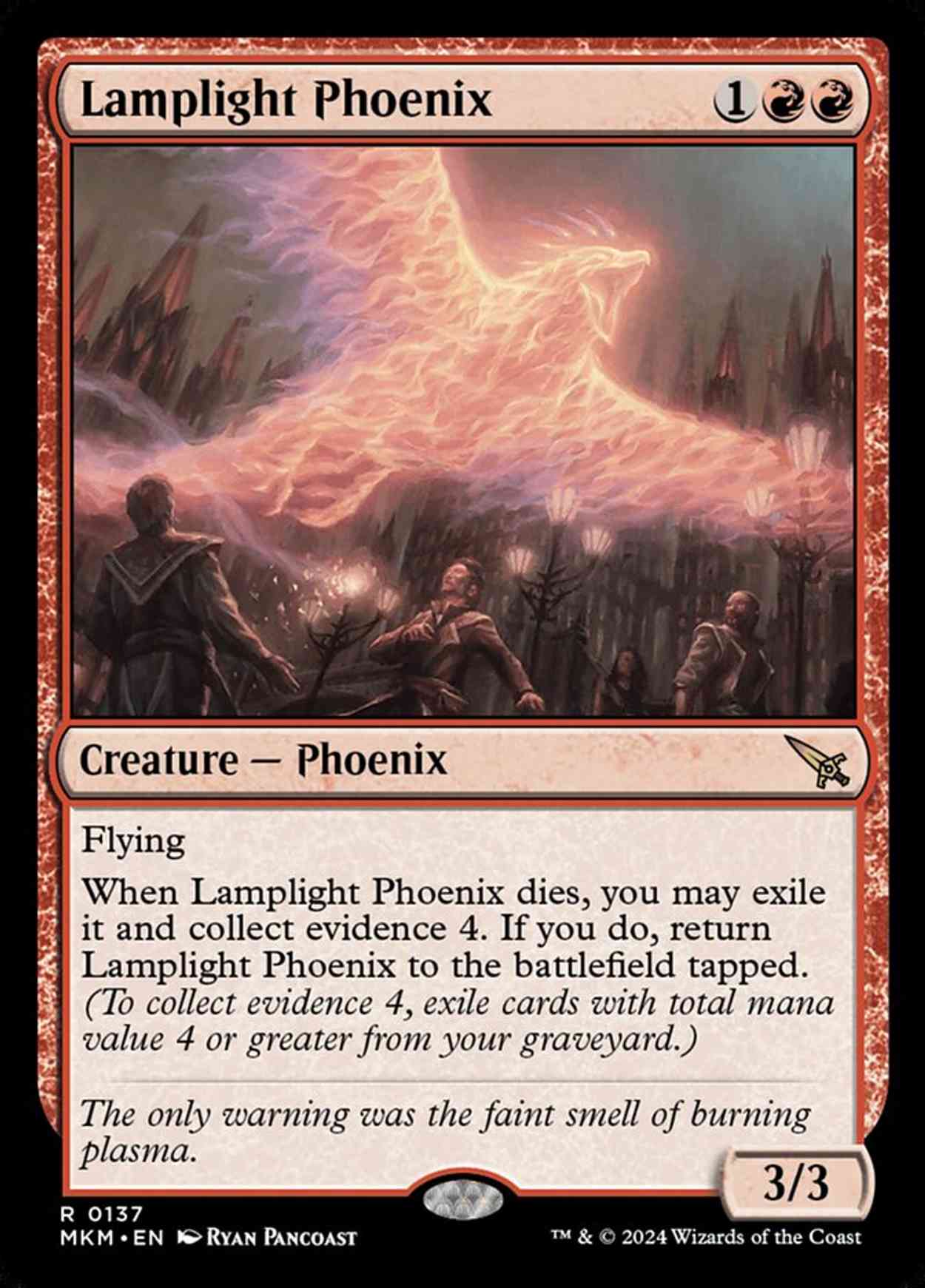 Lamplight Phoenix magic card front