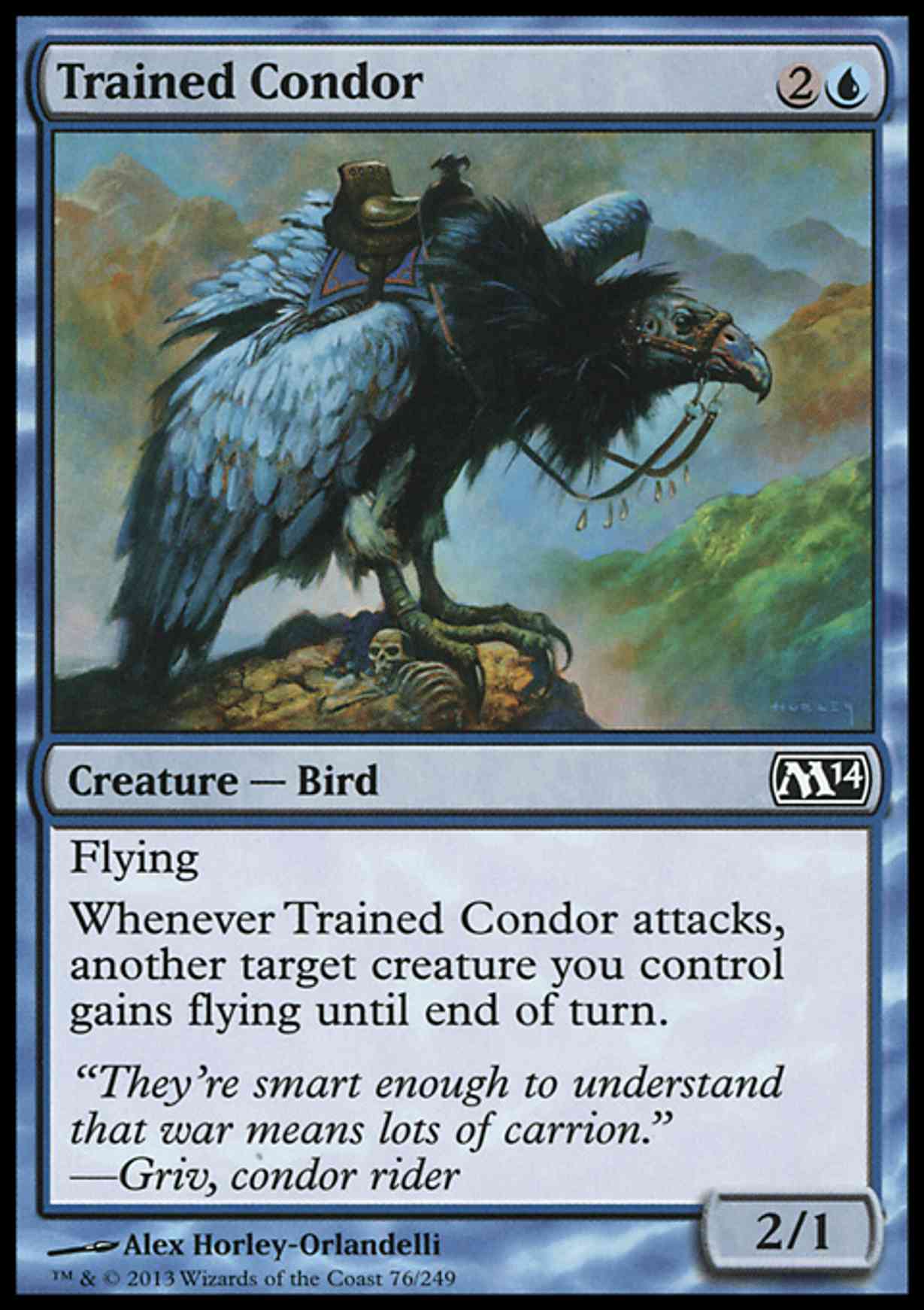 Trained Condor magic card front