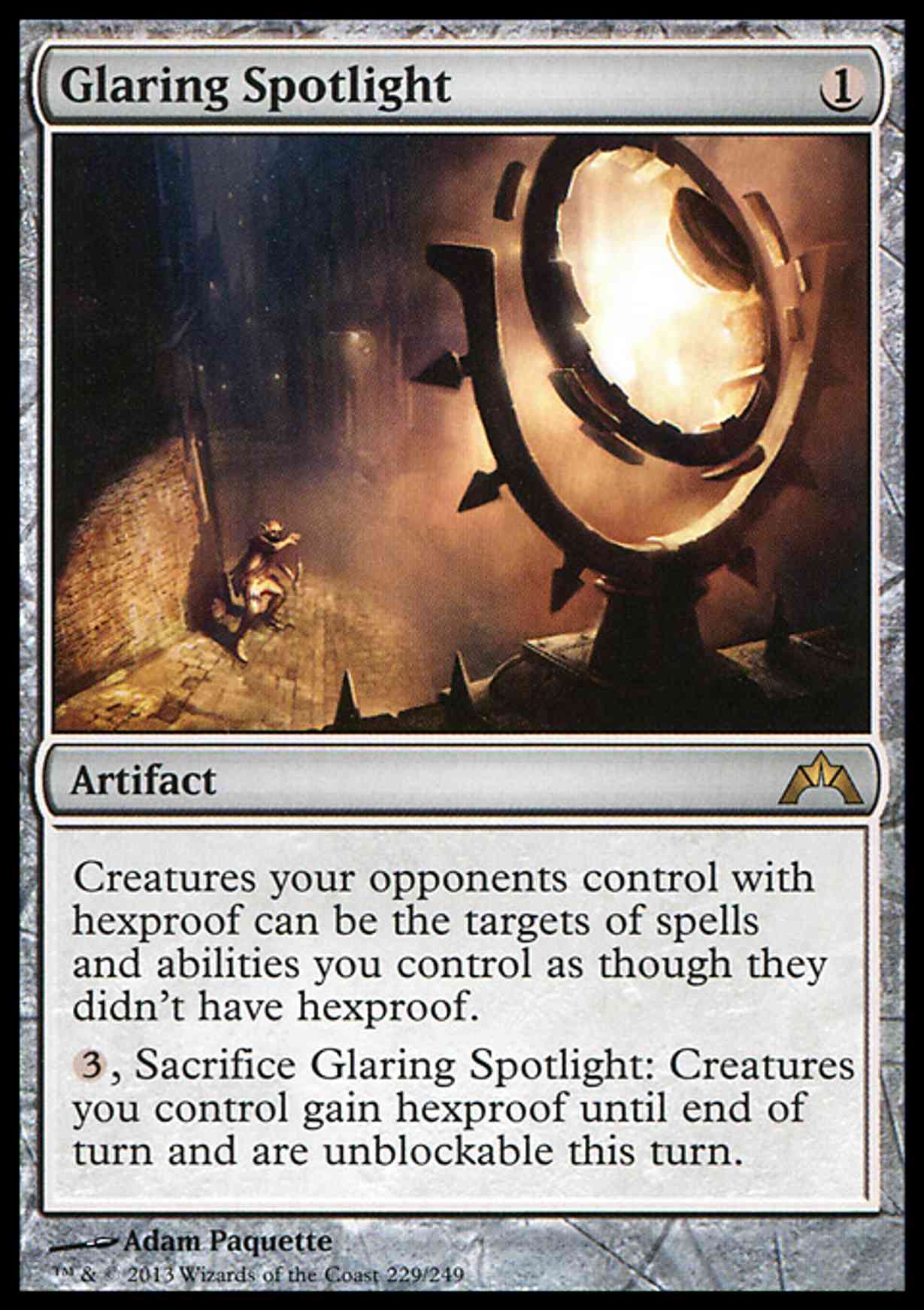 Glaring Spotlight magic card front