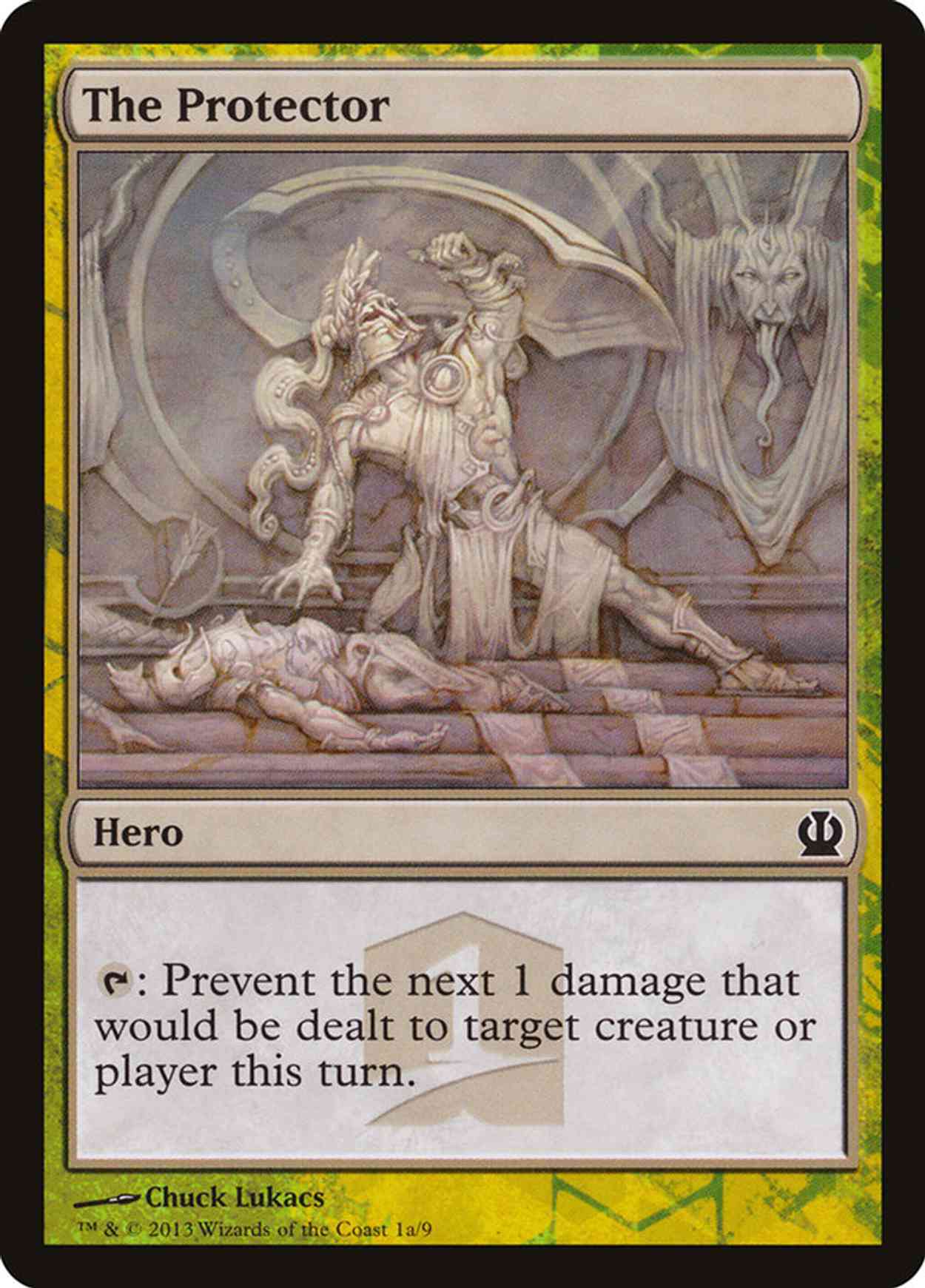 The Protector magic card front