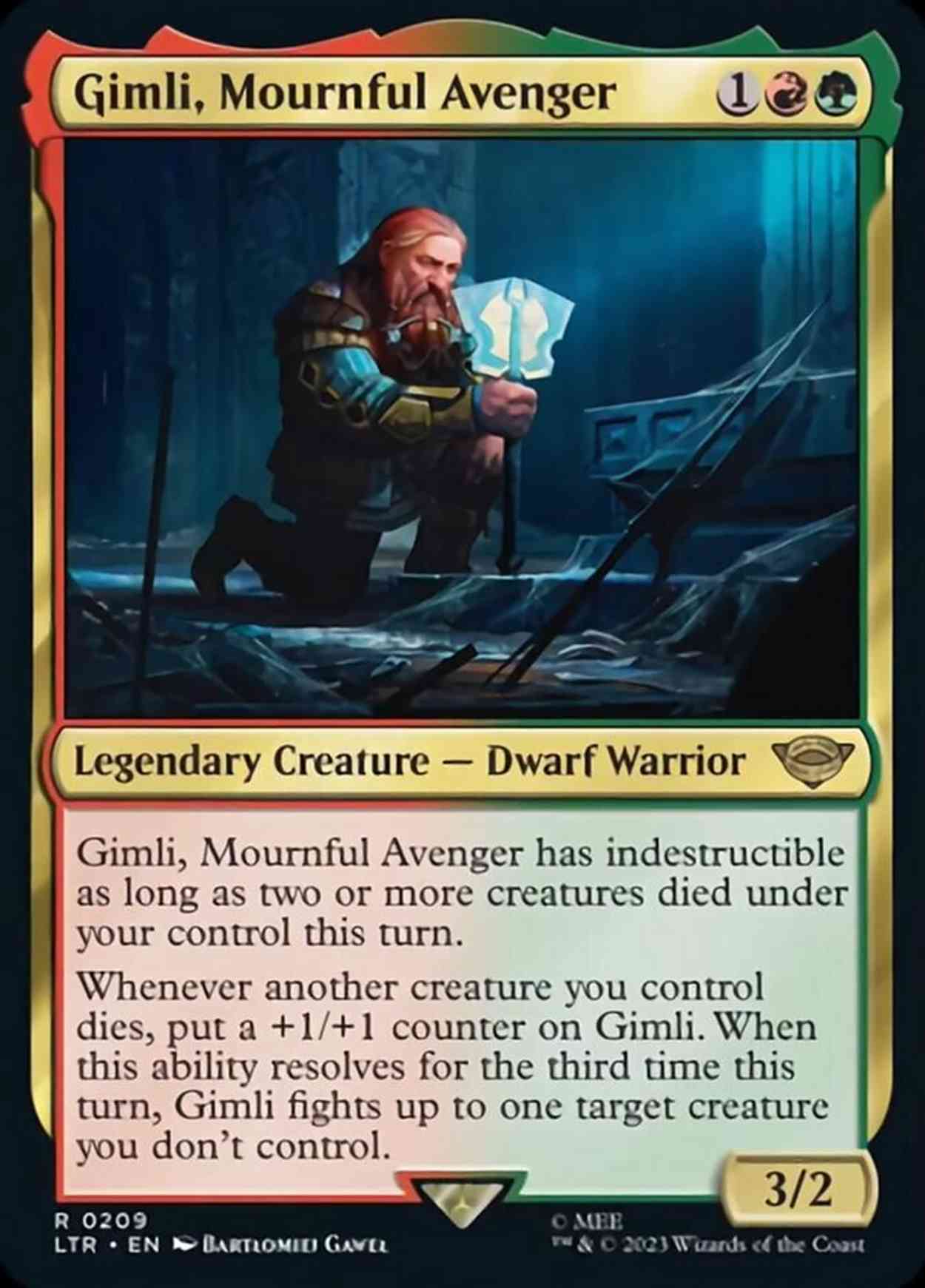 Gimli, Mournful Avenger magic card front