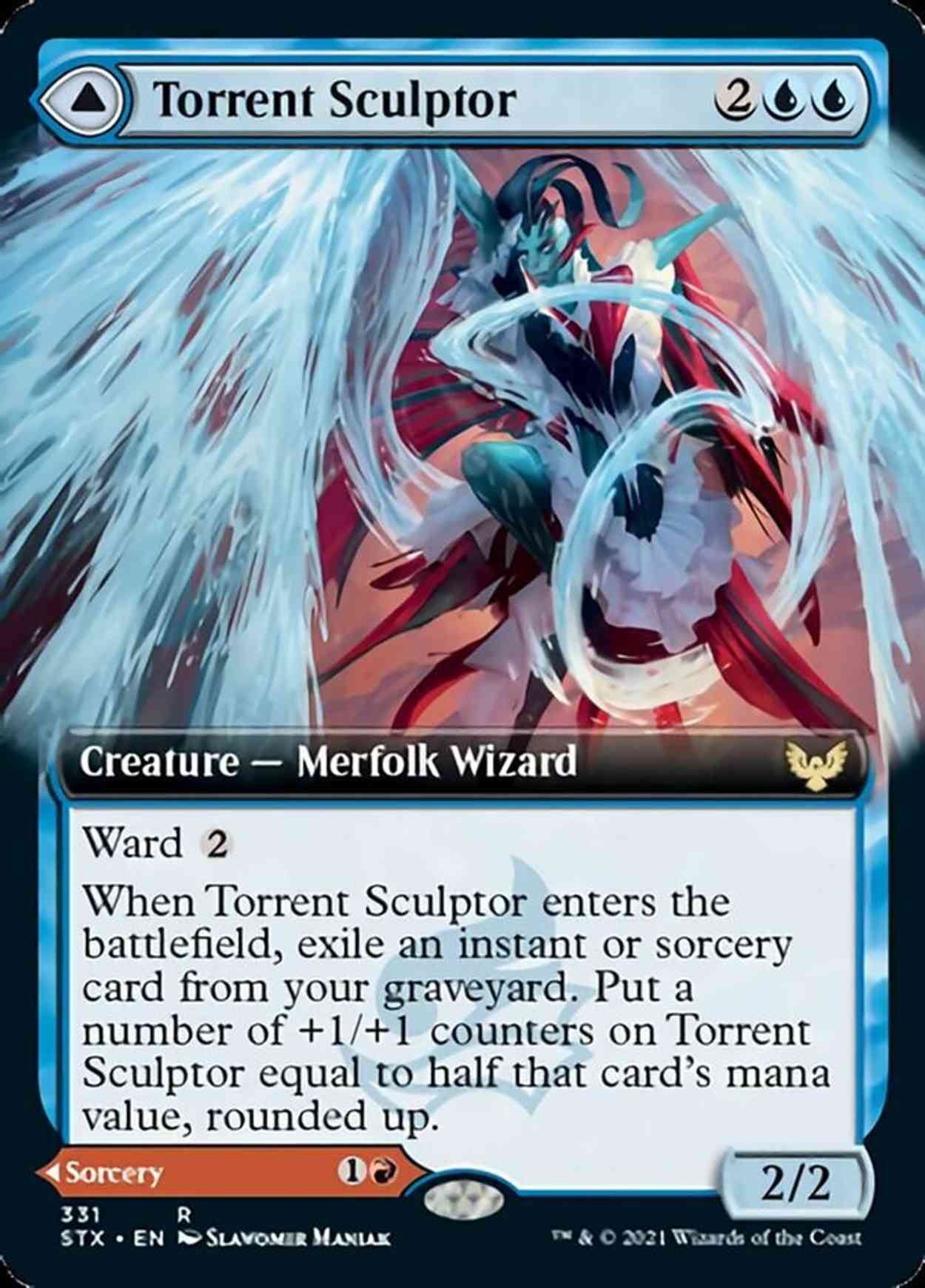 Torrent Sculptor (Extended Art) magic card front