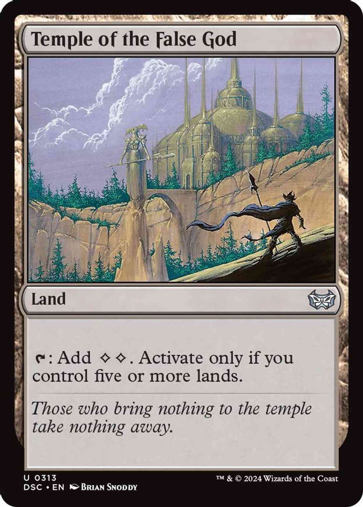 Temple of the False God magic card front