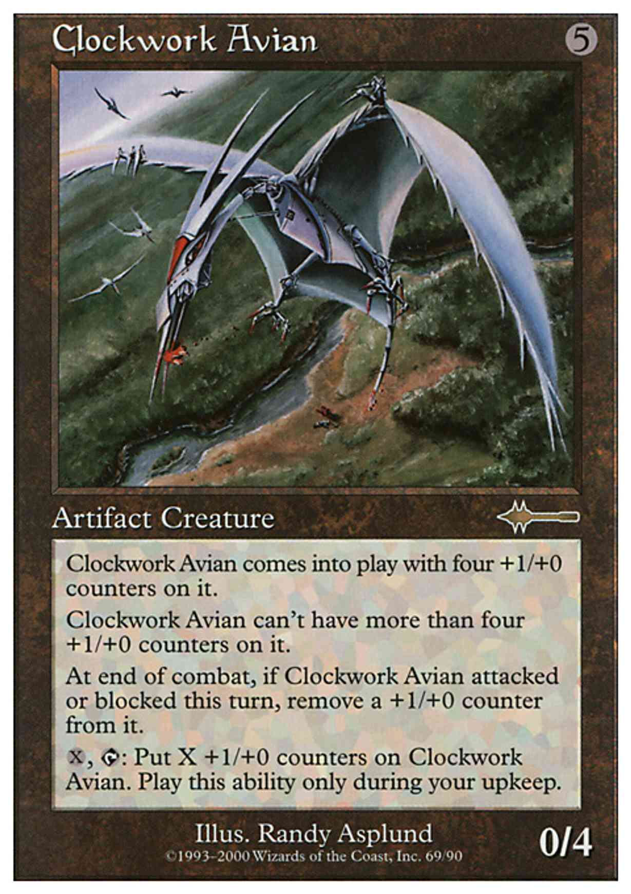 Clockwork Avian magic card front