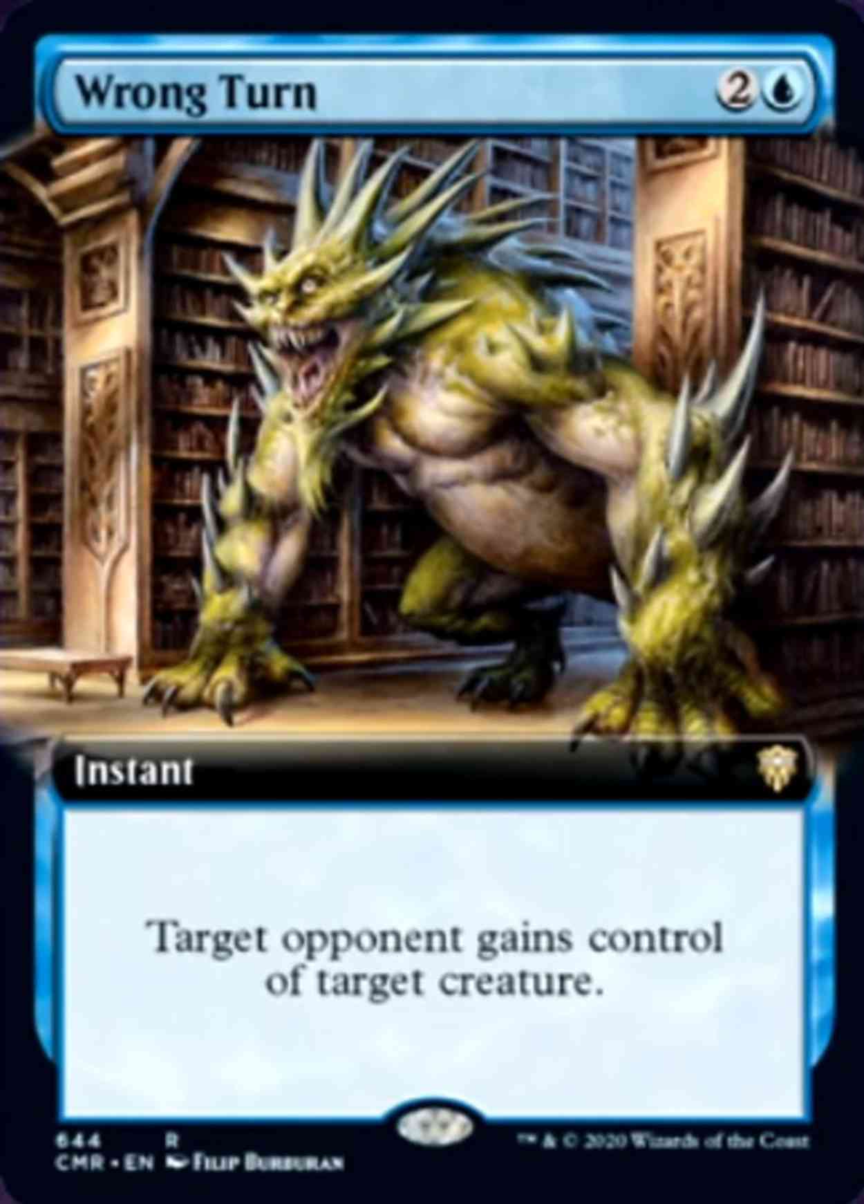 Wrong Turn (Extended Art) magic card front