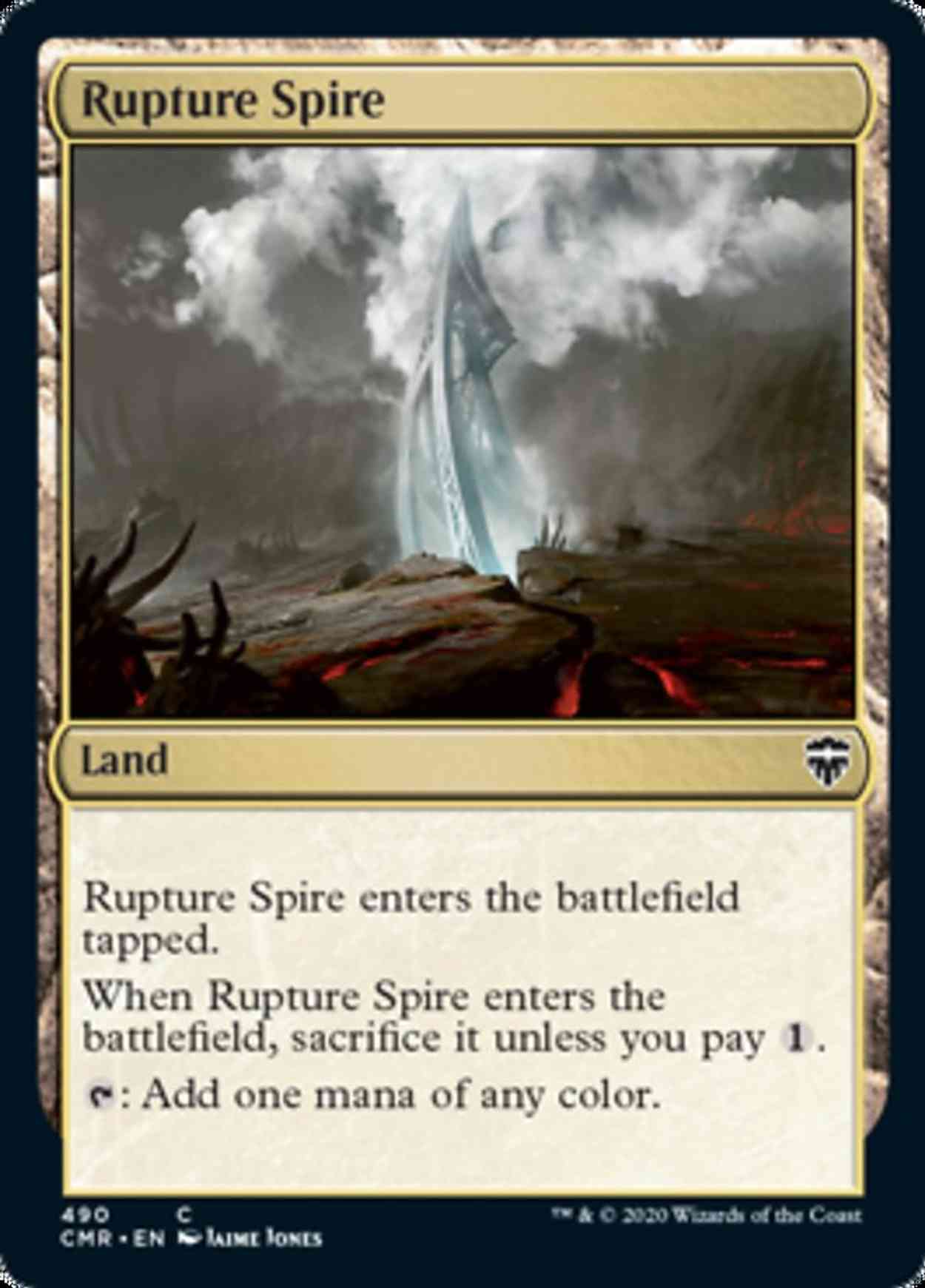 Rupture Spire (490) magic card front