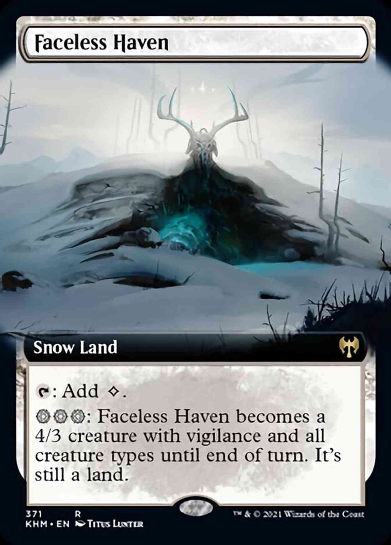 Faceless Haven (Extended Art) magic card front