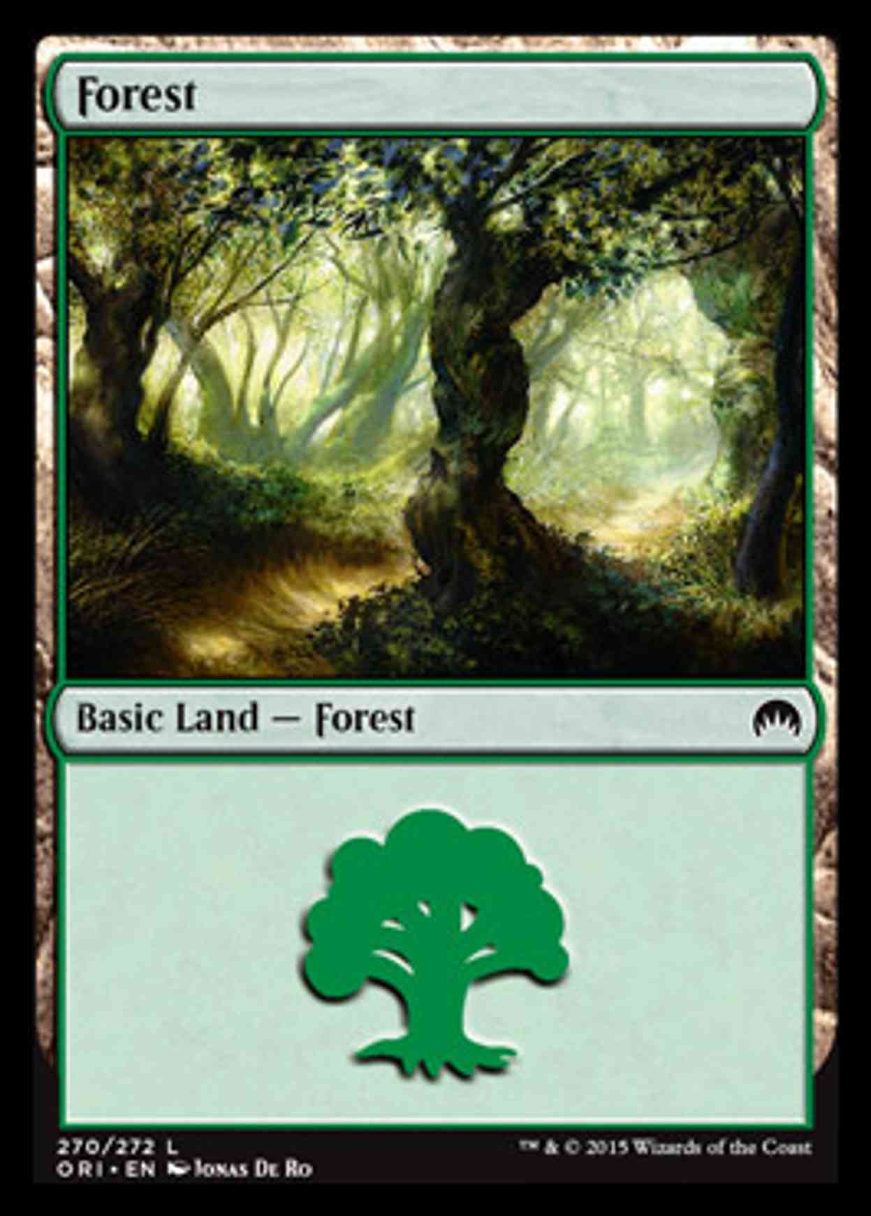 Forest (270) magic card front