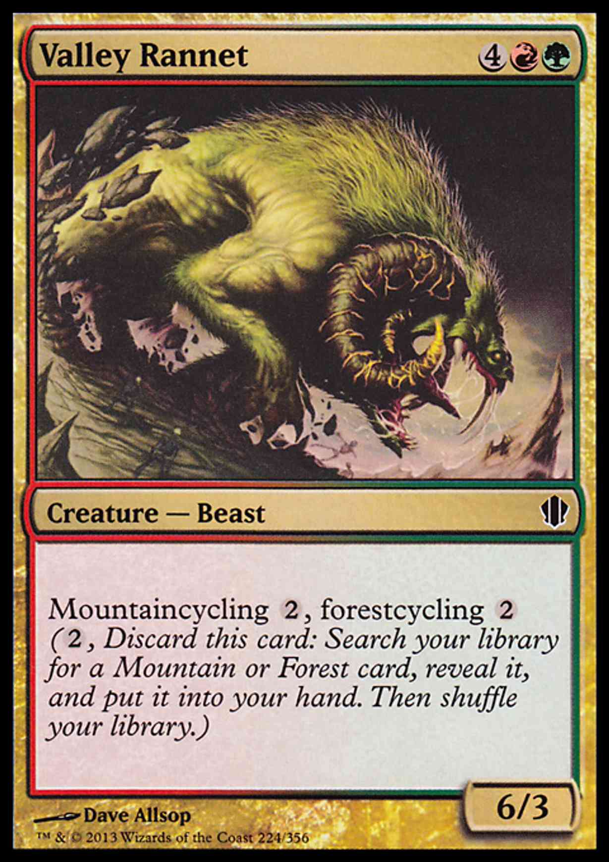 Valley Rannet magic card front