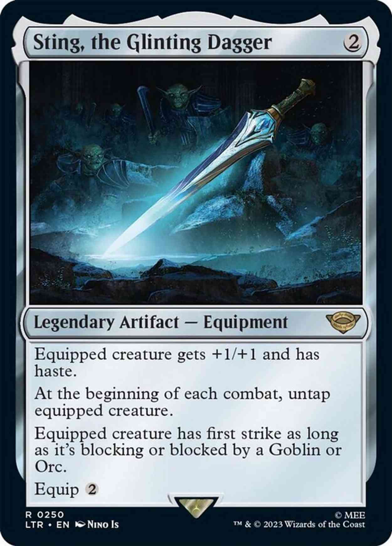 Sting, the Glinting Dagger magic card front