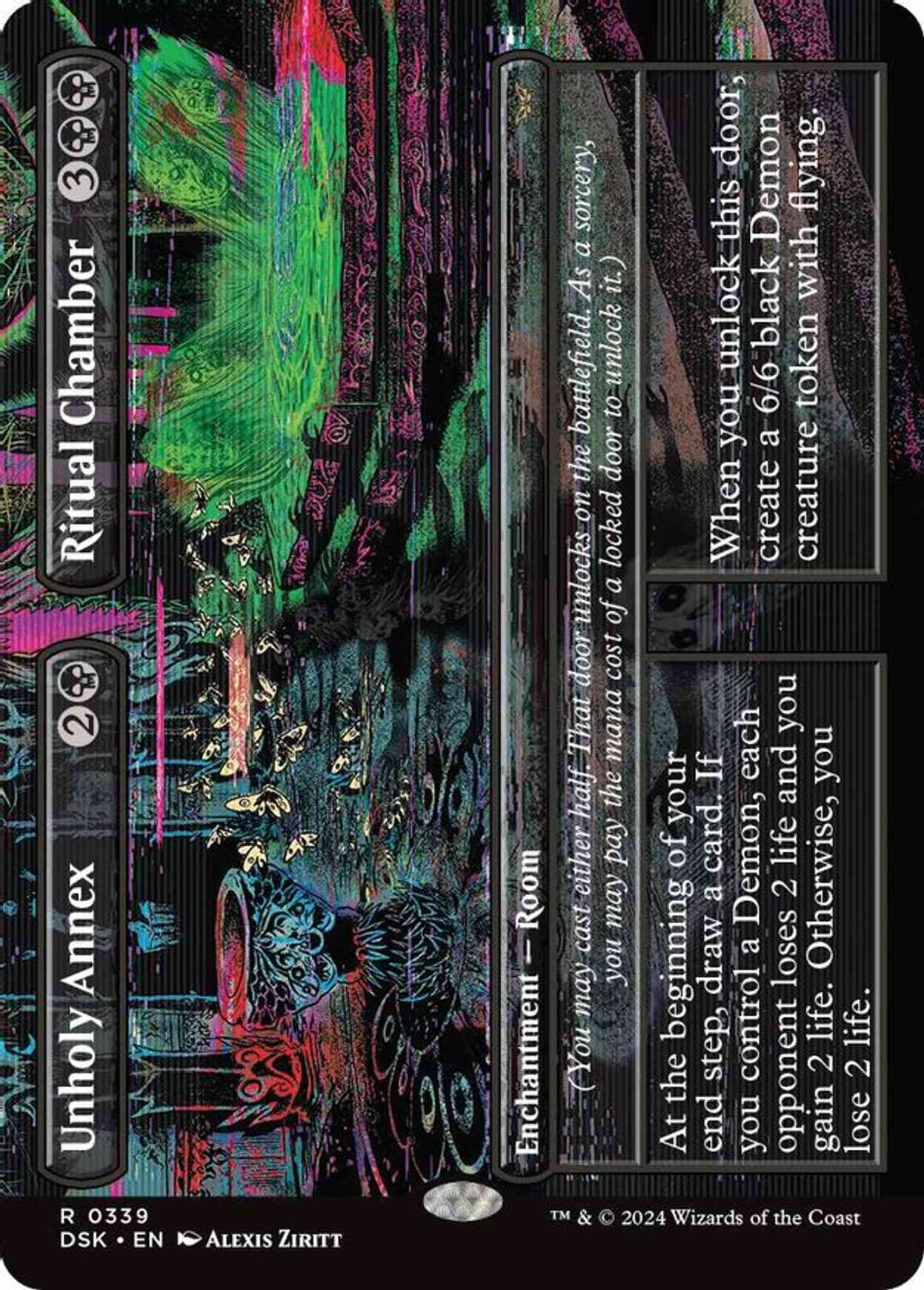 Unholy Annex // Ritual Chamber (Borderless) magic card front