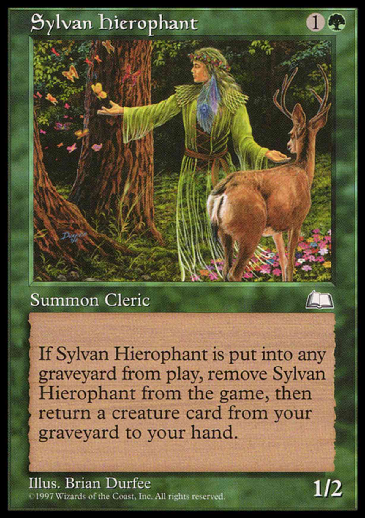 Sylvan Hierophant magic card front